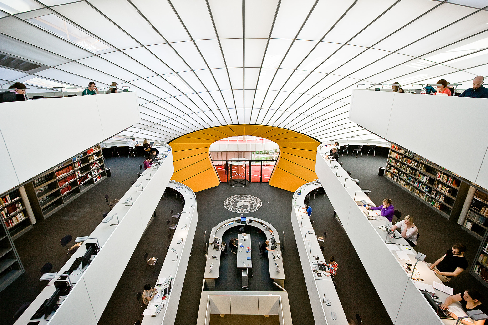 FU Berlin Philological Library by Mathieu Gentile / 500px