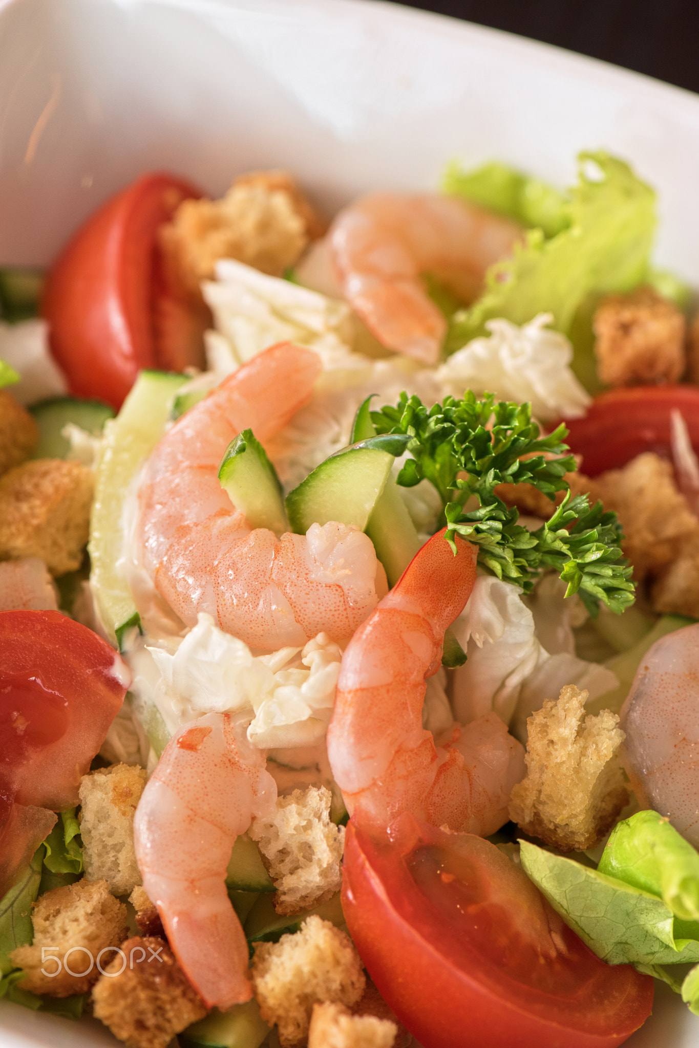 shrimp vegetable salad