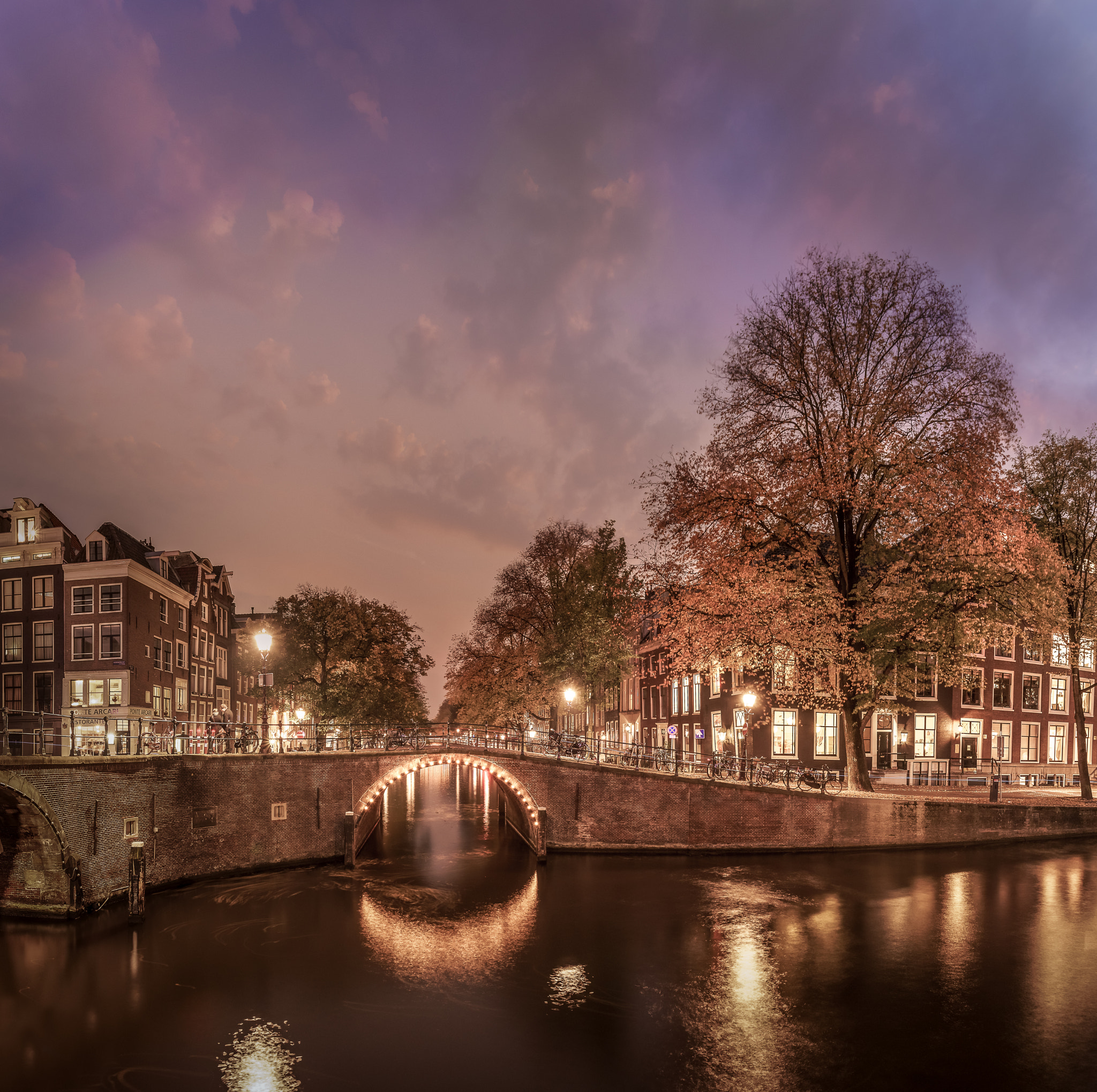 An Autumn evening in Amsterdam