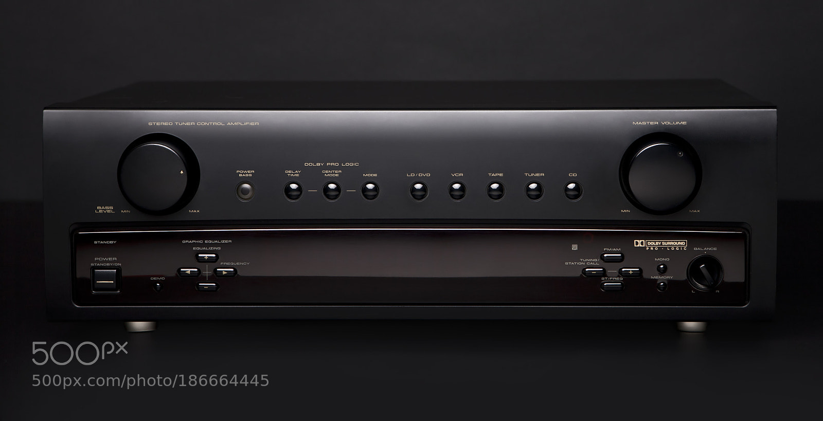 Canon EOS 5D sample photo. Stereo receiver / preamplifier photography