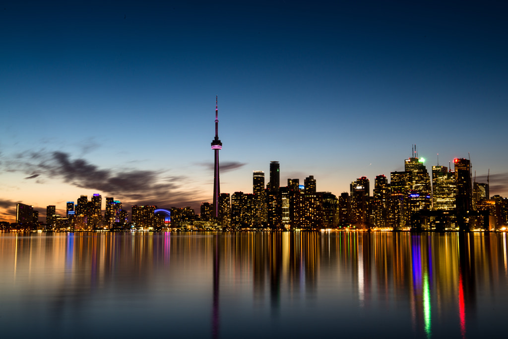 Toronto night view by Qiming Liu on 500px.com