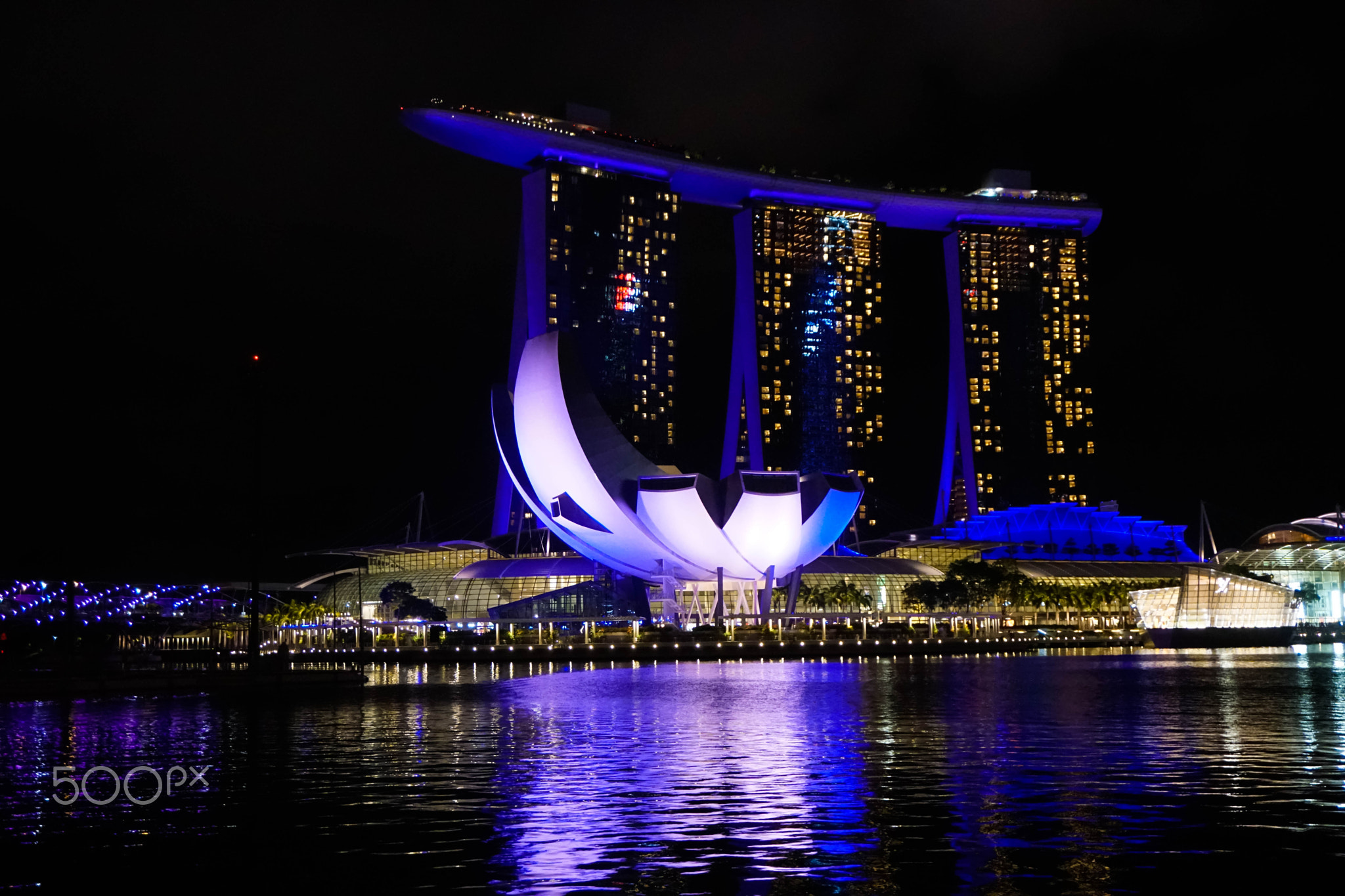 Marina Bay Sands at night