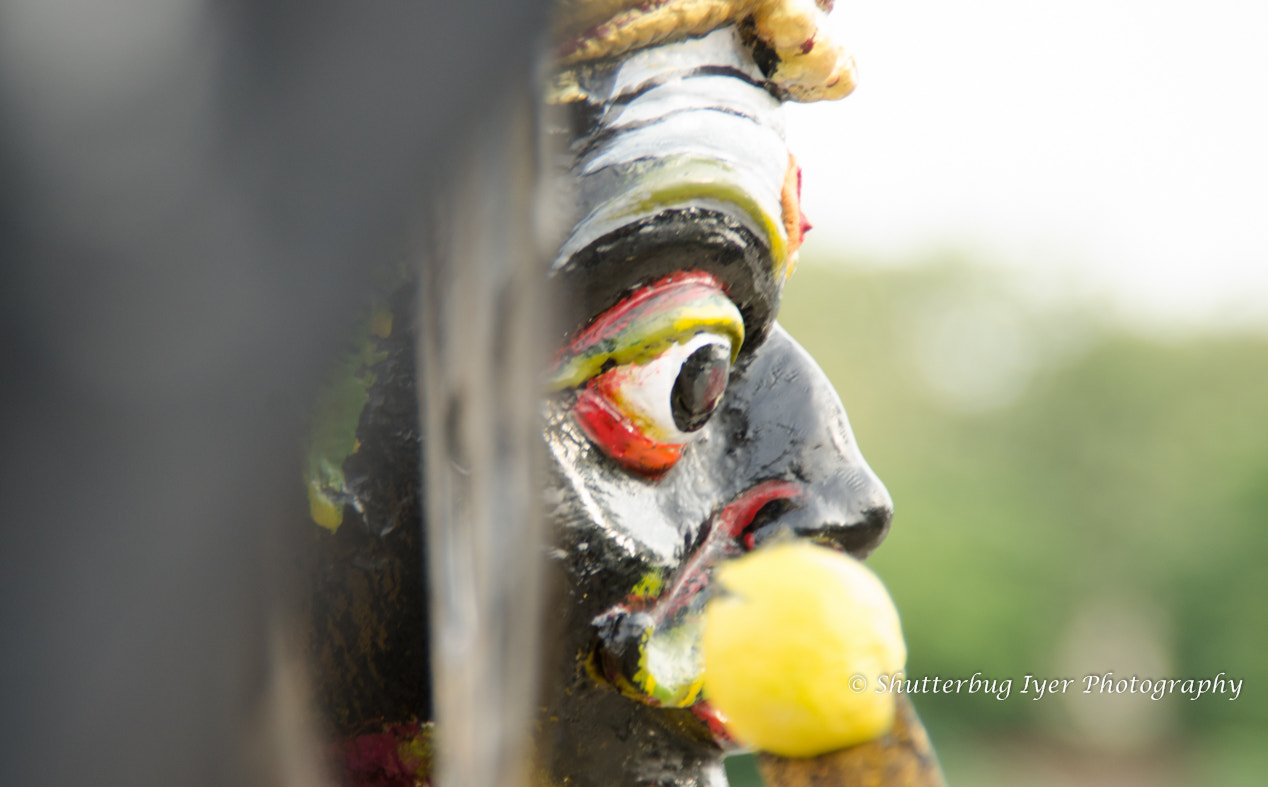 An idol at a Hindu temple in Chennai