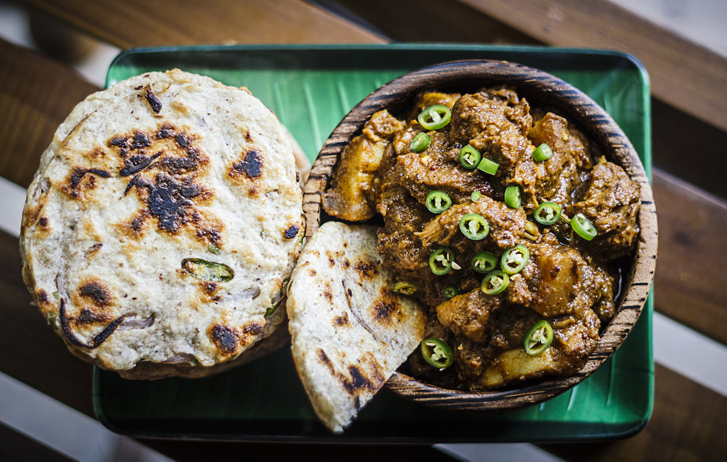 Sri Lankan Black Pork Curry & “Pol Rotti” Son of the Morning Light