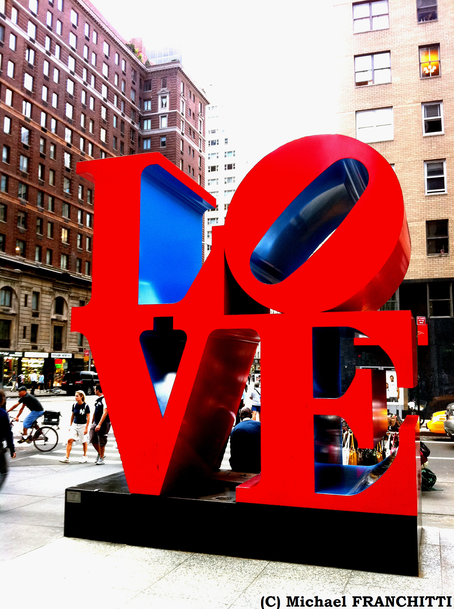 Love Sculpture in New York City (iPhone 4)