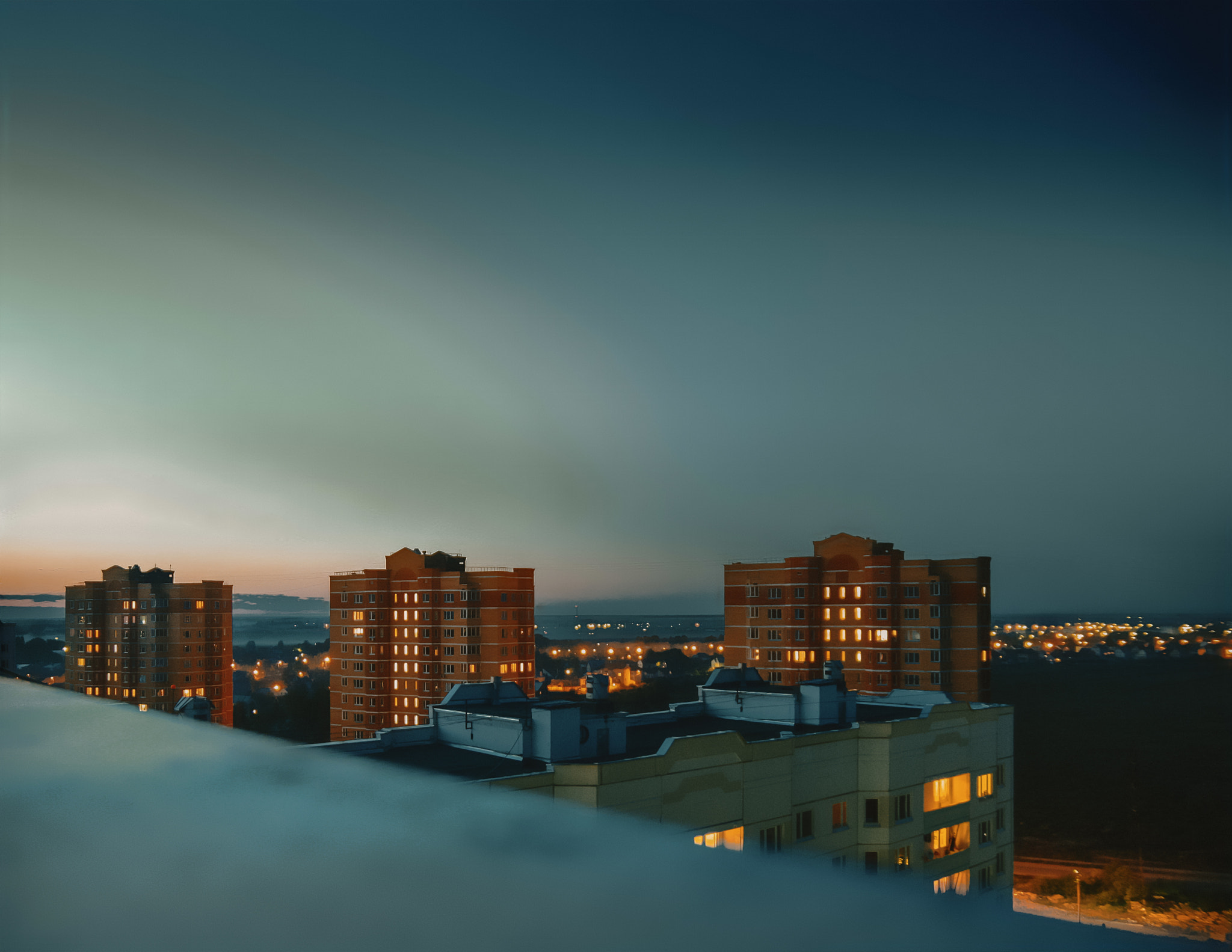 Canon EOS 40D sample photo. The sleeping city photography