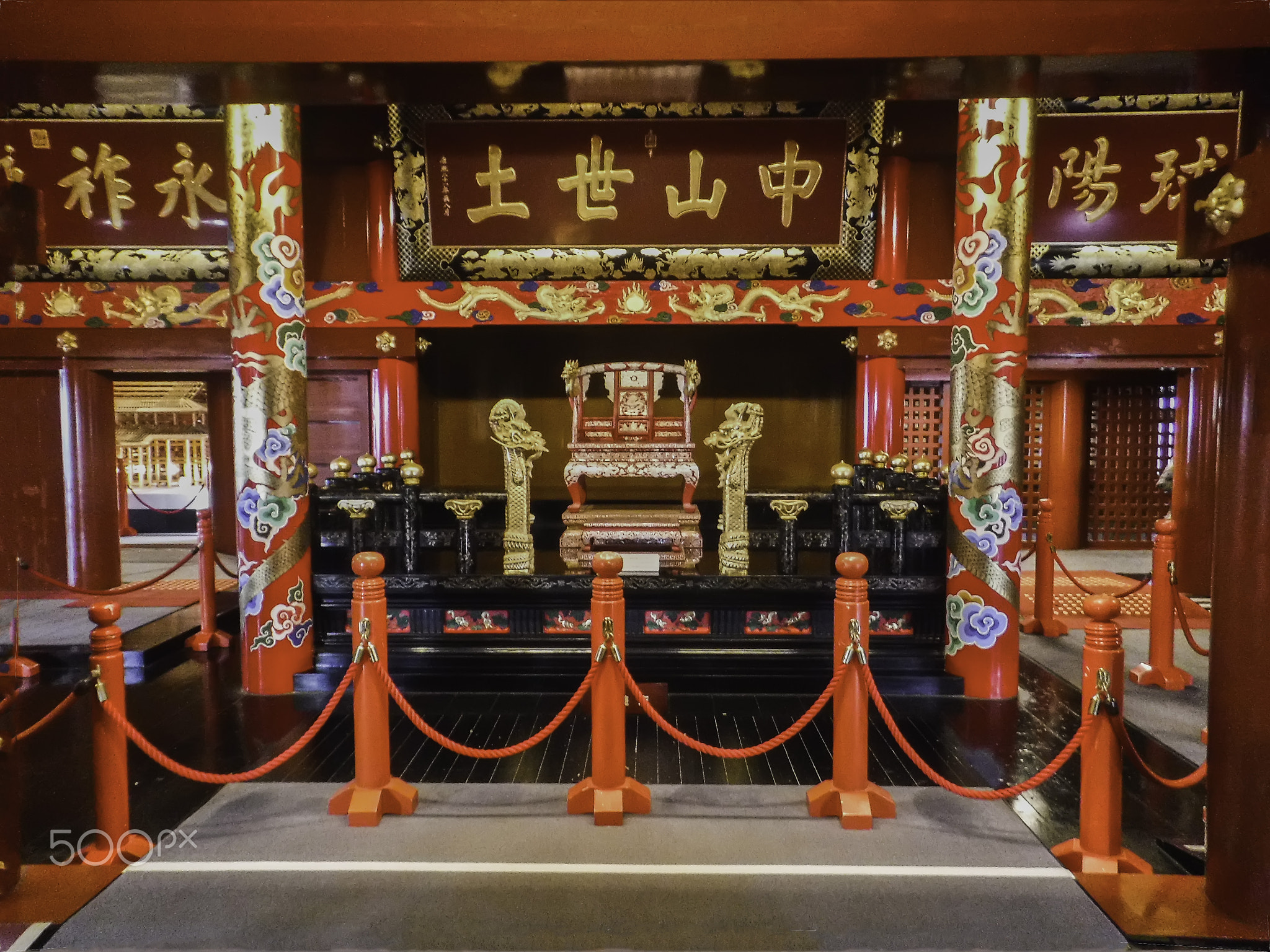 Shuri Castle - Throne Room - Okinawa, Japan