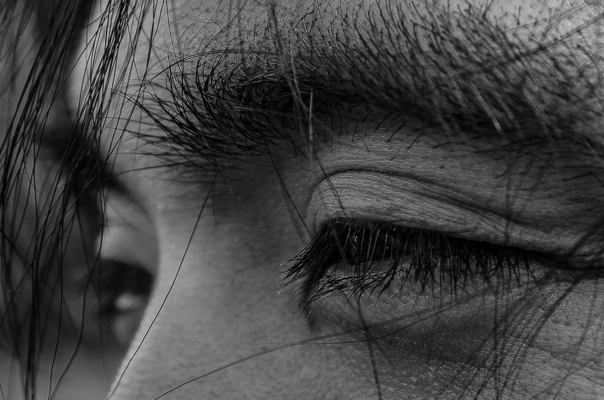 AF Zoom-Nikkor 28-85mm f/3.5-4.5 sample photo. Eyelashes and eyebrows photography