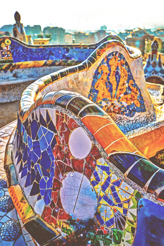 Park Guell, Barcelona by Blind ThirdEye on 500px.com