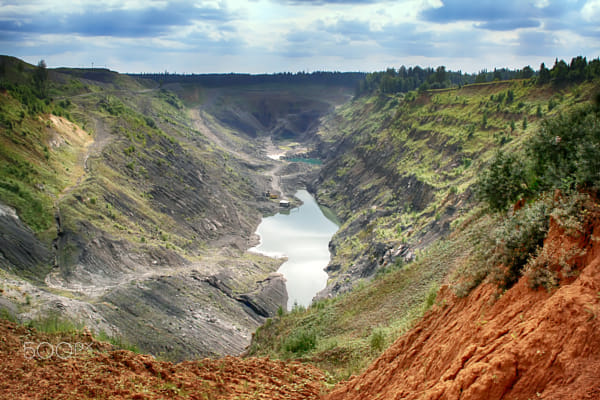 Old coal quarry by Nick Patrin on 500px.com