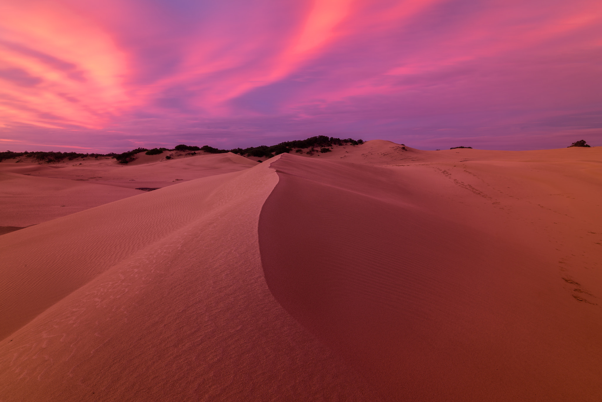 Nikon D800 sample photo. Sand dunes at sunset peak photography