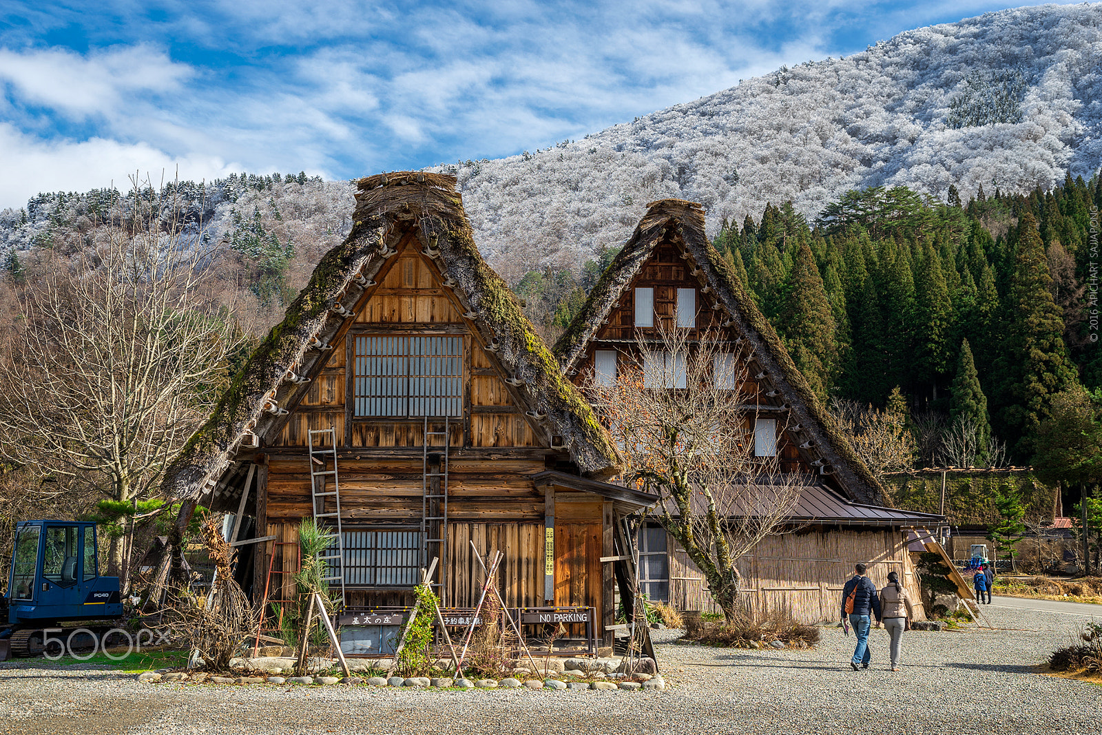 Sony a7 + Canon EF 24-105mm F4L IS USM sample photo. Shirakawa-go photography