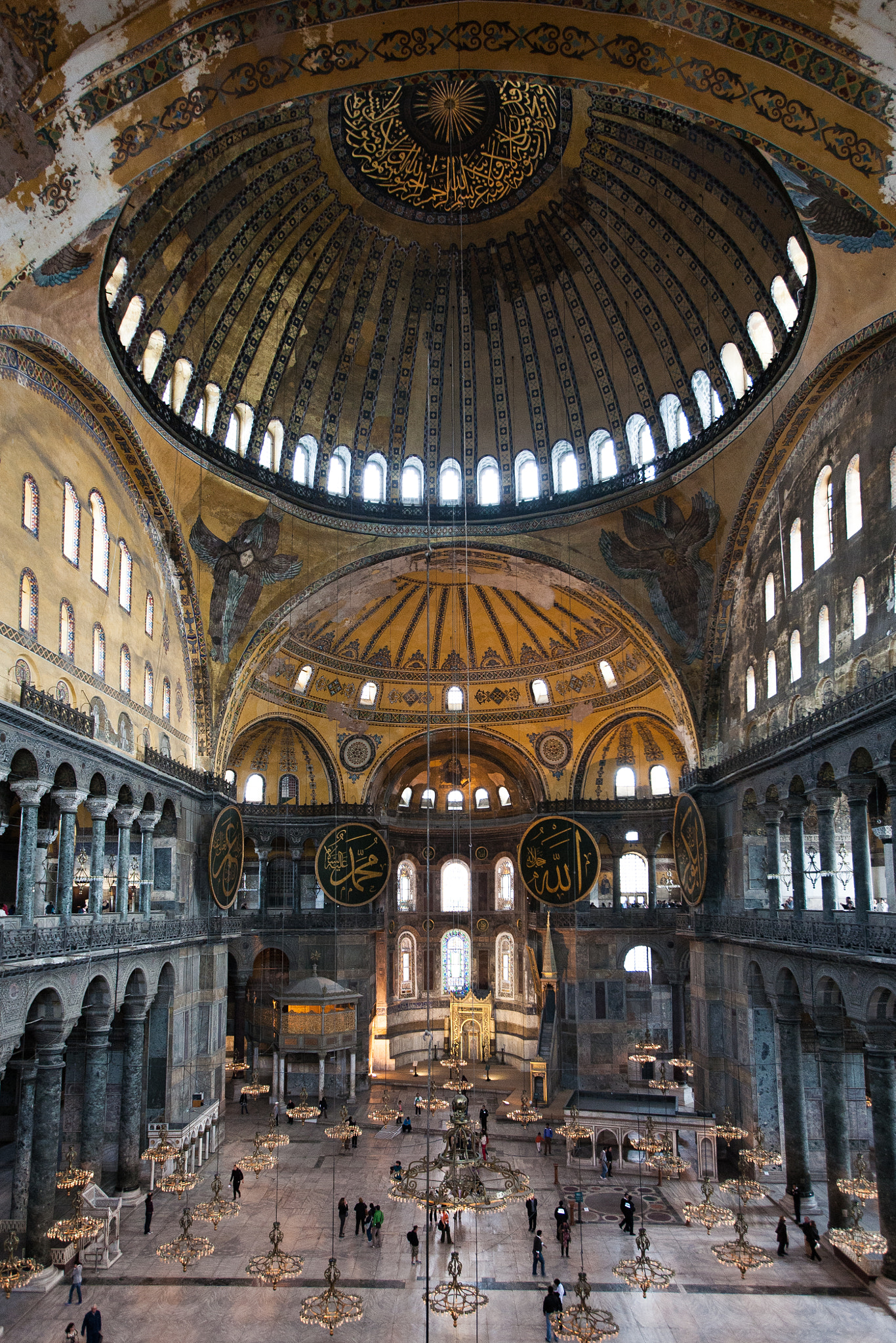 Canon EF 16-35mm F2.8L USM sample photo. Inside hagia sophia photography