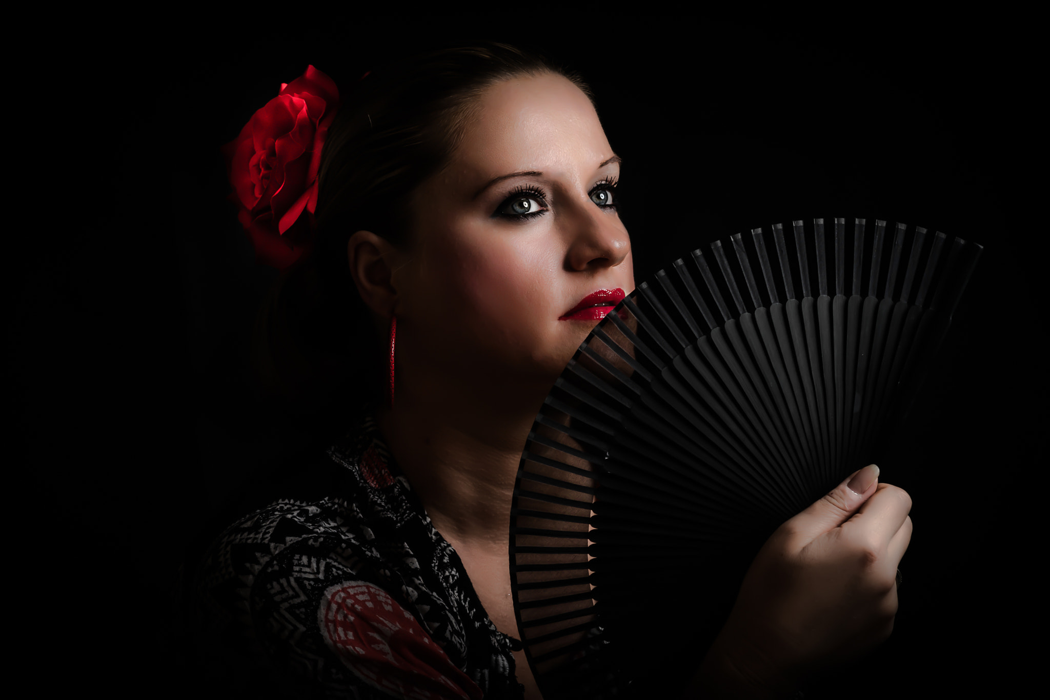 Nikon D500 + Nikon AF-S Nikkor 85mm F1.8G sample photo. A touch of flamenco photography