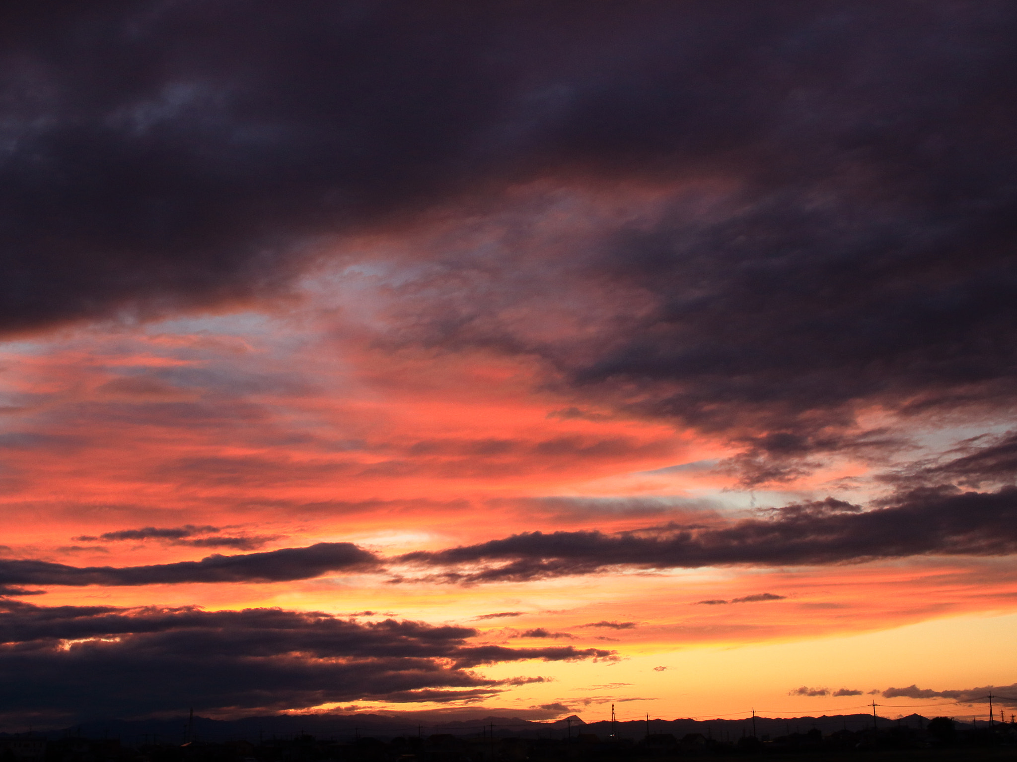 Canon EOS 100D (EOS Rebel SL1 / EOS Kiss X7) sample photo. Sunset cloud photography
