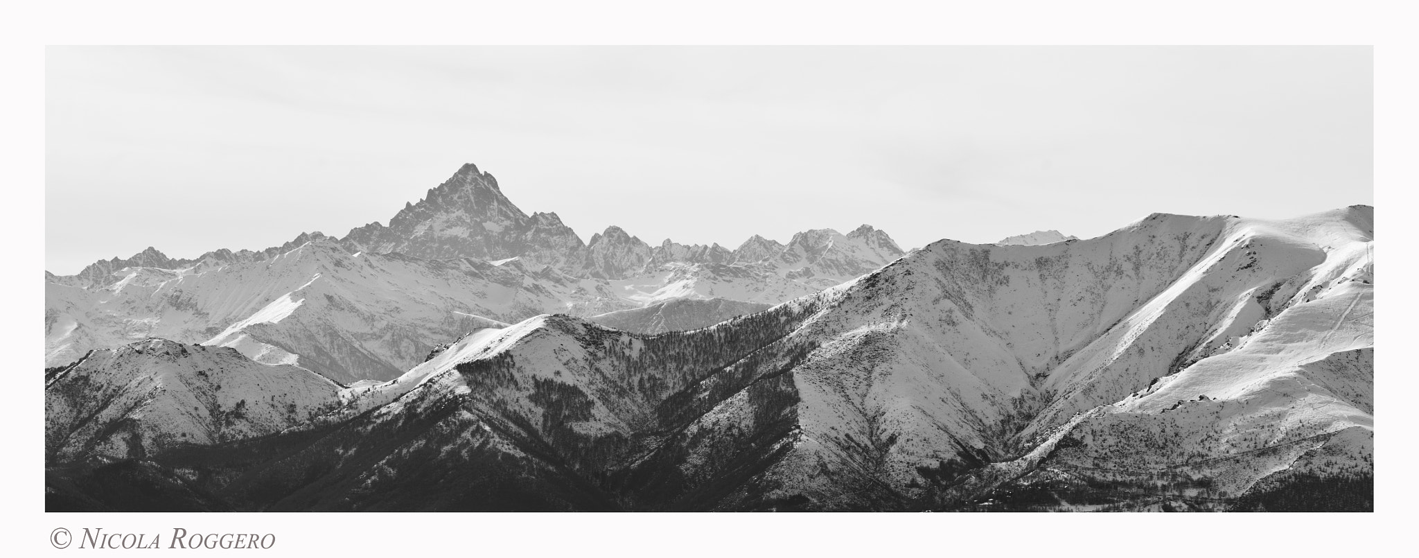 Nikon D5300 + Nikon AF Nikkor 35mm F2D sample photo. Monviso from rocca sella © nicola roggero photography