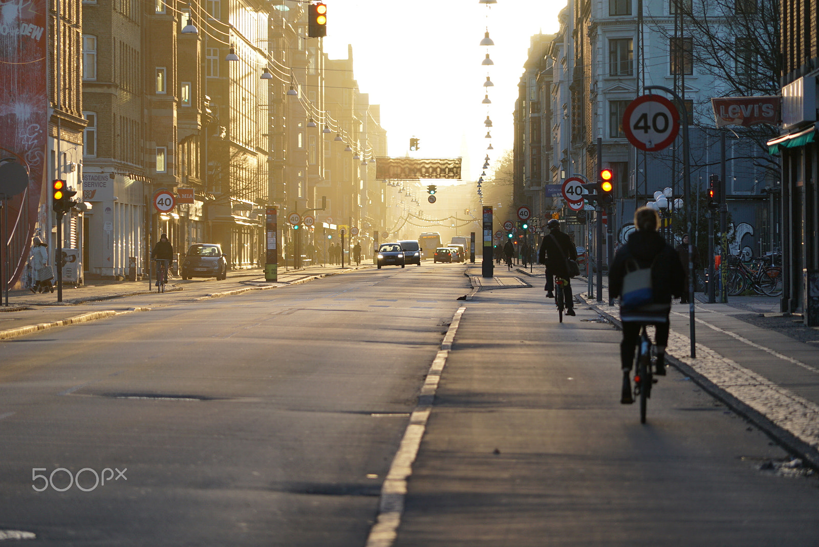 Sony FE 24-240mm F3.5-6.3 OSS sample photo. The winter morning sun in copenhagen photography