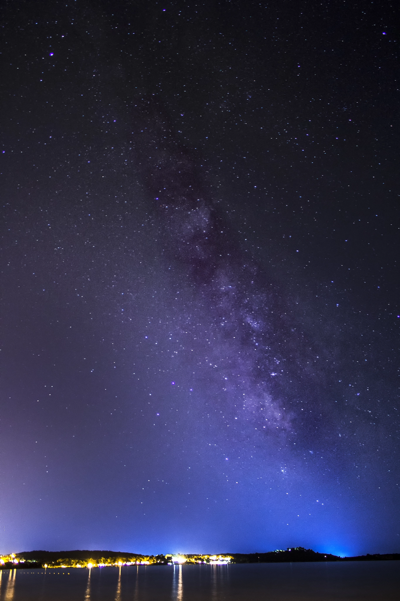 Canon EF-S 18-55mm F3.5-5.6 III sample photo. Milky way in croatia photography