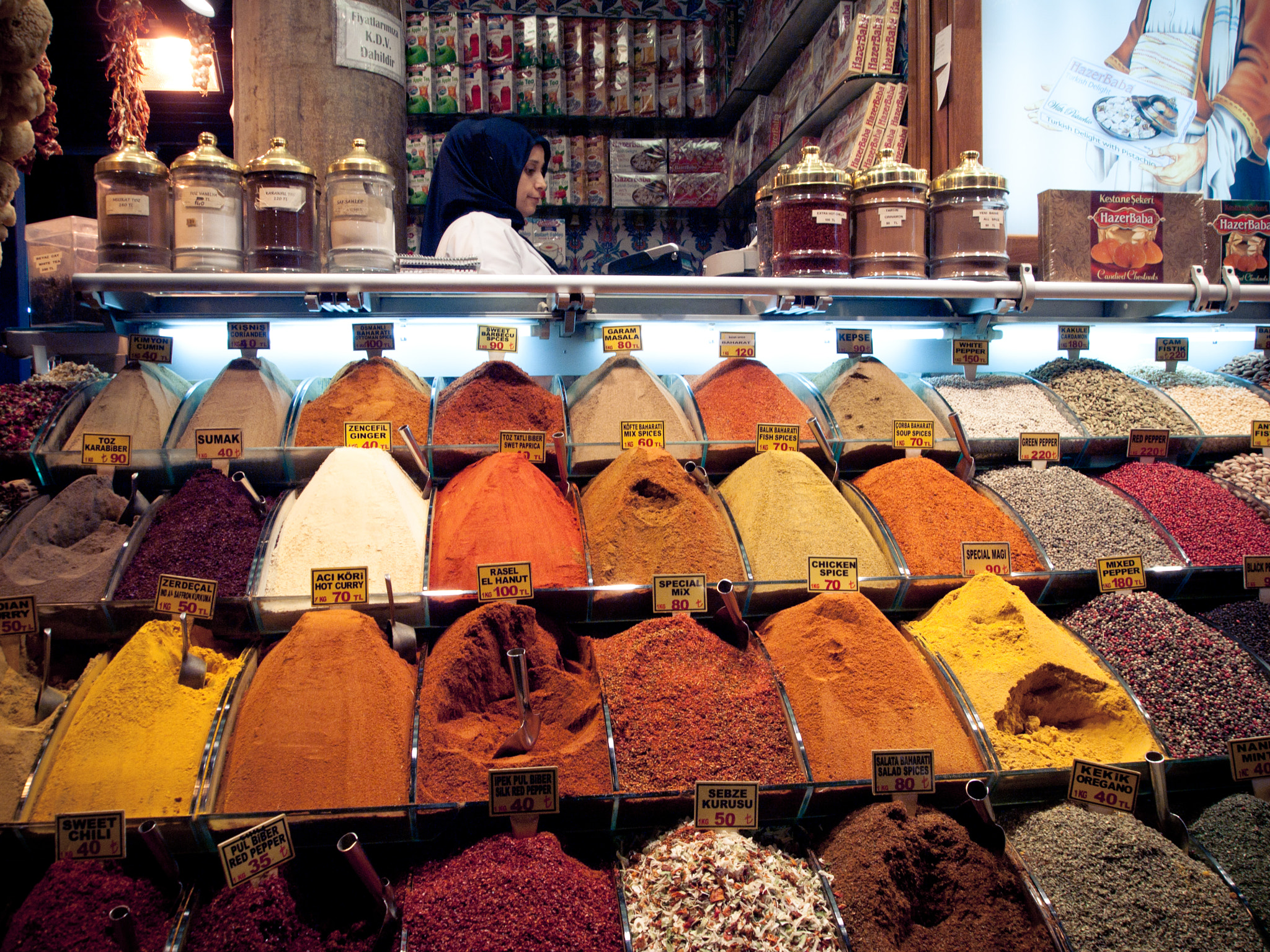 Olympus M.Zuiko Digital ED 14-42mm F3.5-5.6 sample photo. Spice bazaar, istanbul, turkey photography