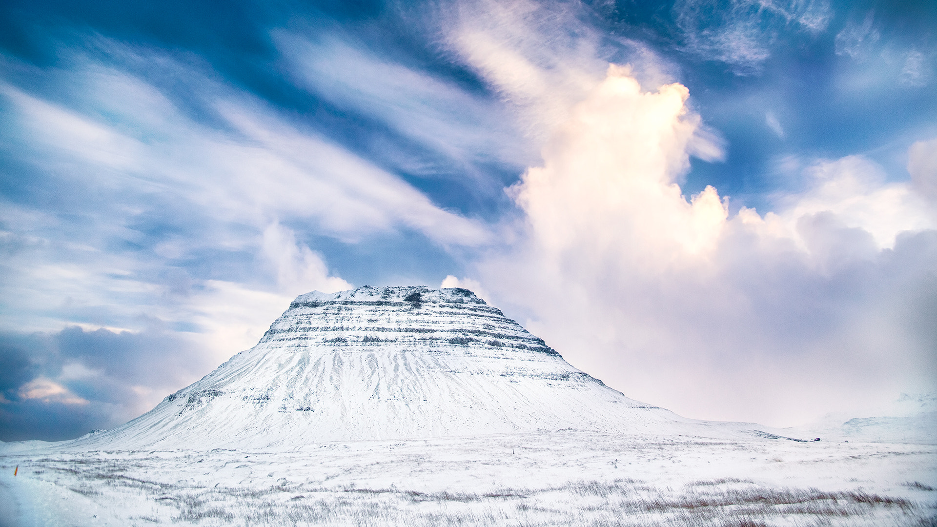 Canon EOS 5D Mark II + Canon EF 24-85mm F3.5-4.5 USM sample photo. Mt. kirkjufell photography