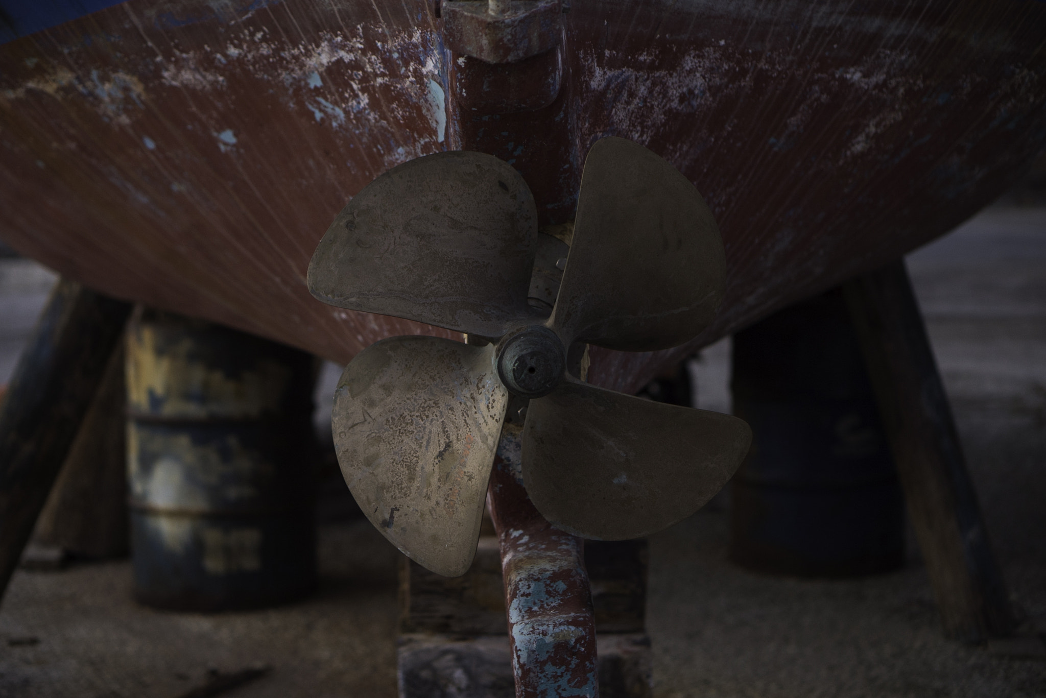 Sony a7S II + E 50mm F1.8 OSS sample photo. Boat propeller photography