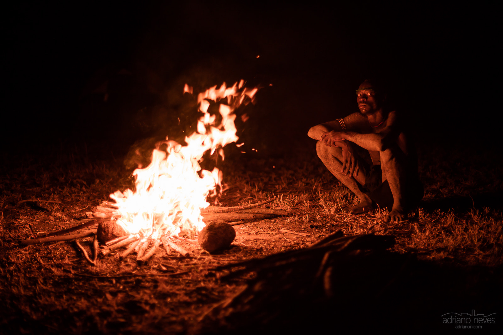 Canon EOS 5DS R sample photo. Fire - ethiopia, omo valley photography