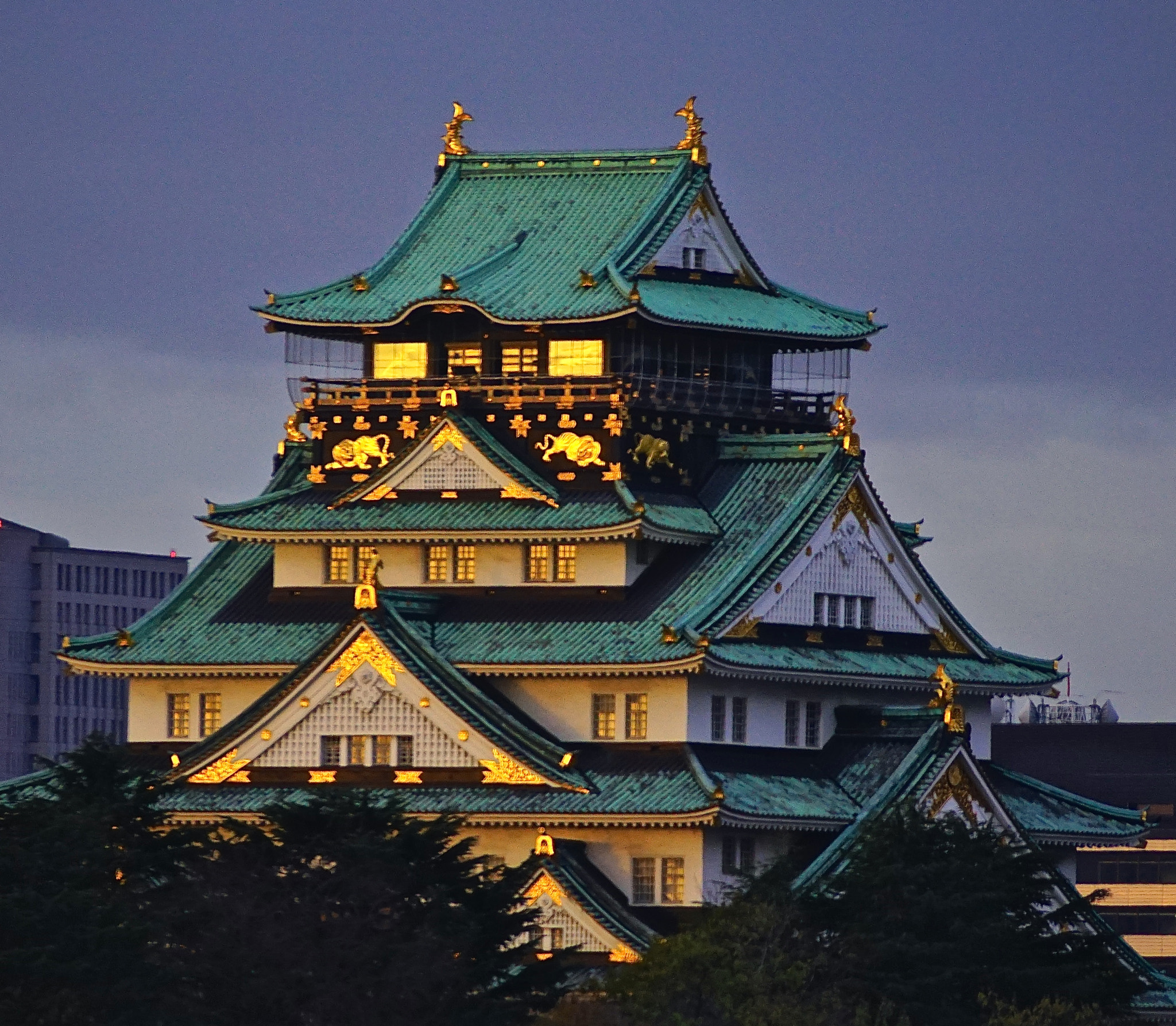 Sony DT 18-250mm F3.5-6.3 sample photo. Osaka sunrise photography