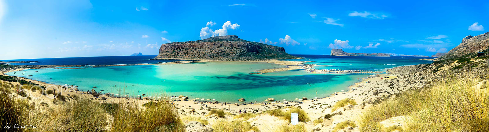 Sony SLT-A65 (SLT-A65V) sample photo. Balos beach panorama photography