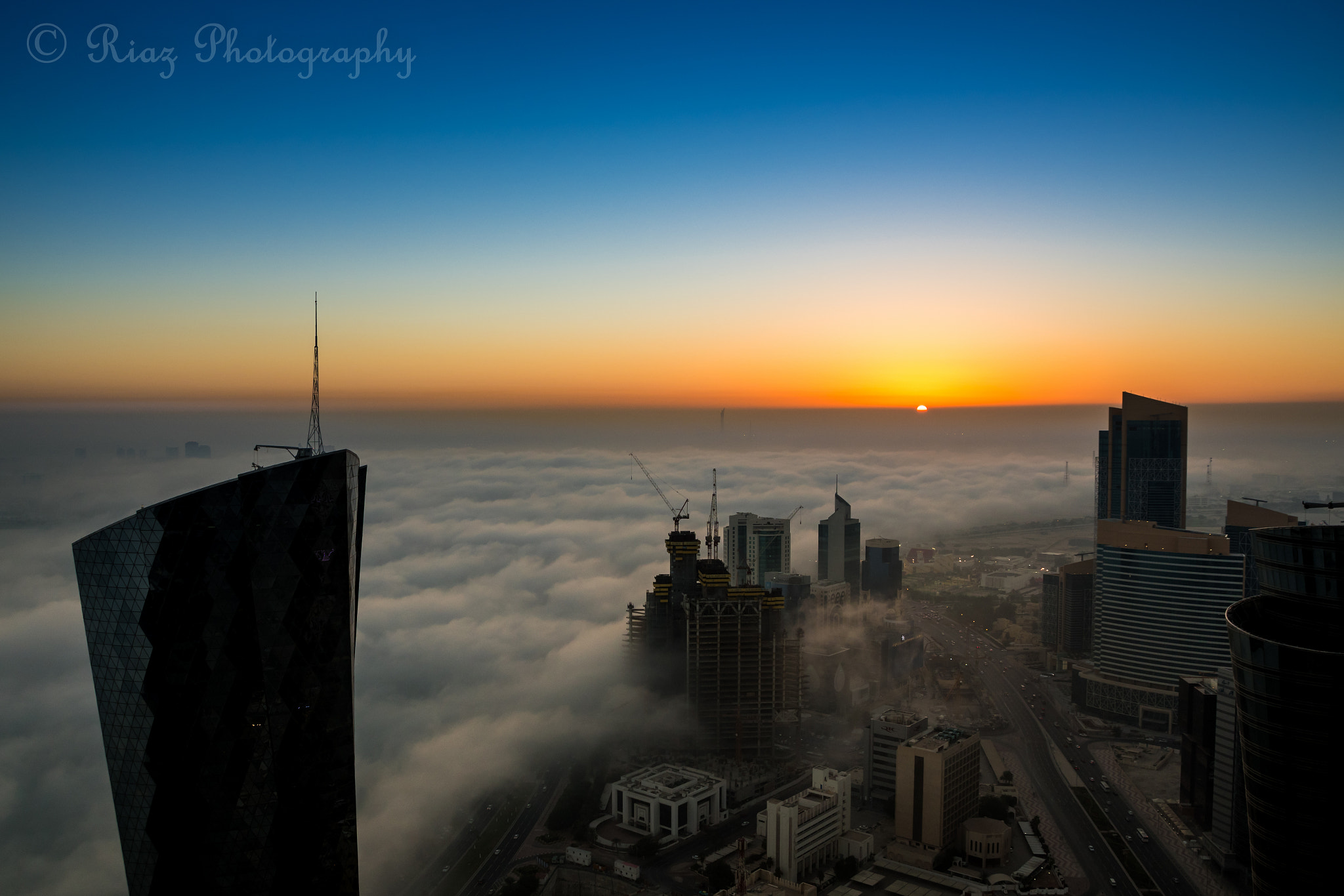 Nikon D500 sample photo. Fog in qatar  photography