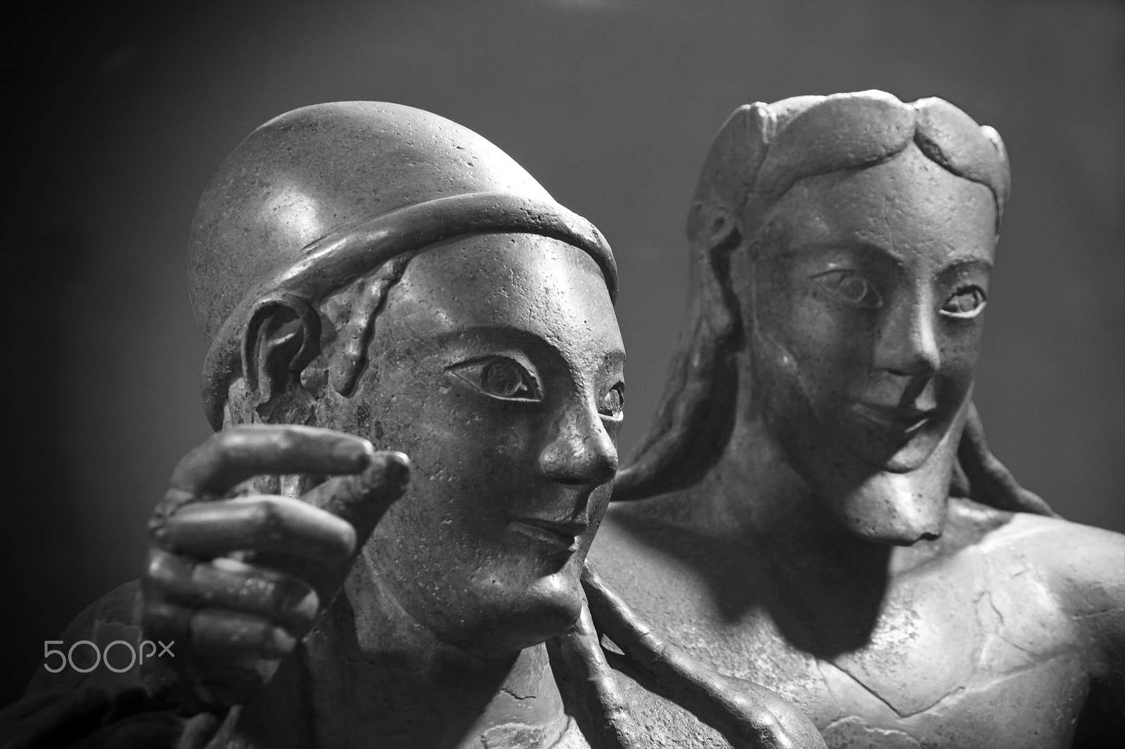 Pentax K-7 sample photo. Villa giulia museum - sarcophagous of the spouses photography