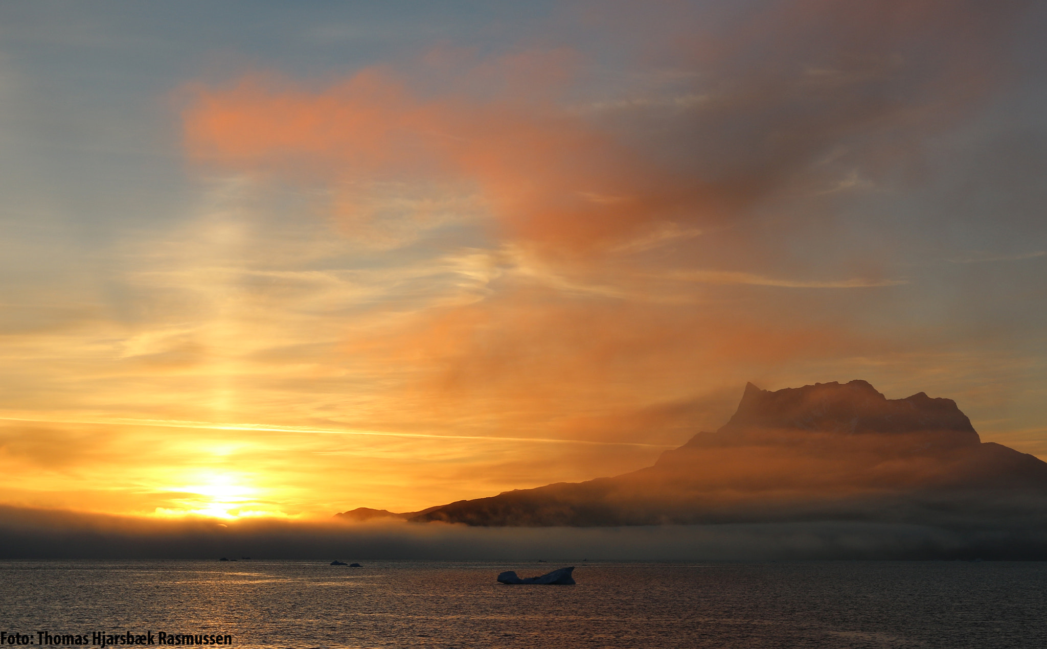Canon EF 16-35mm F2.8L II USM sample photo. Sunset in greenland photography