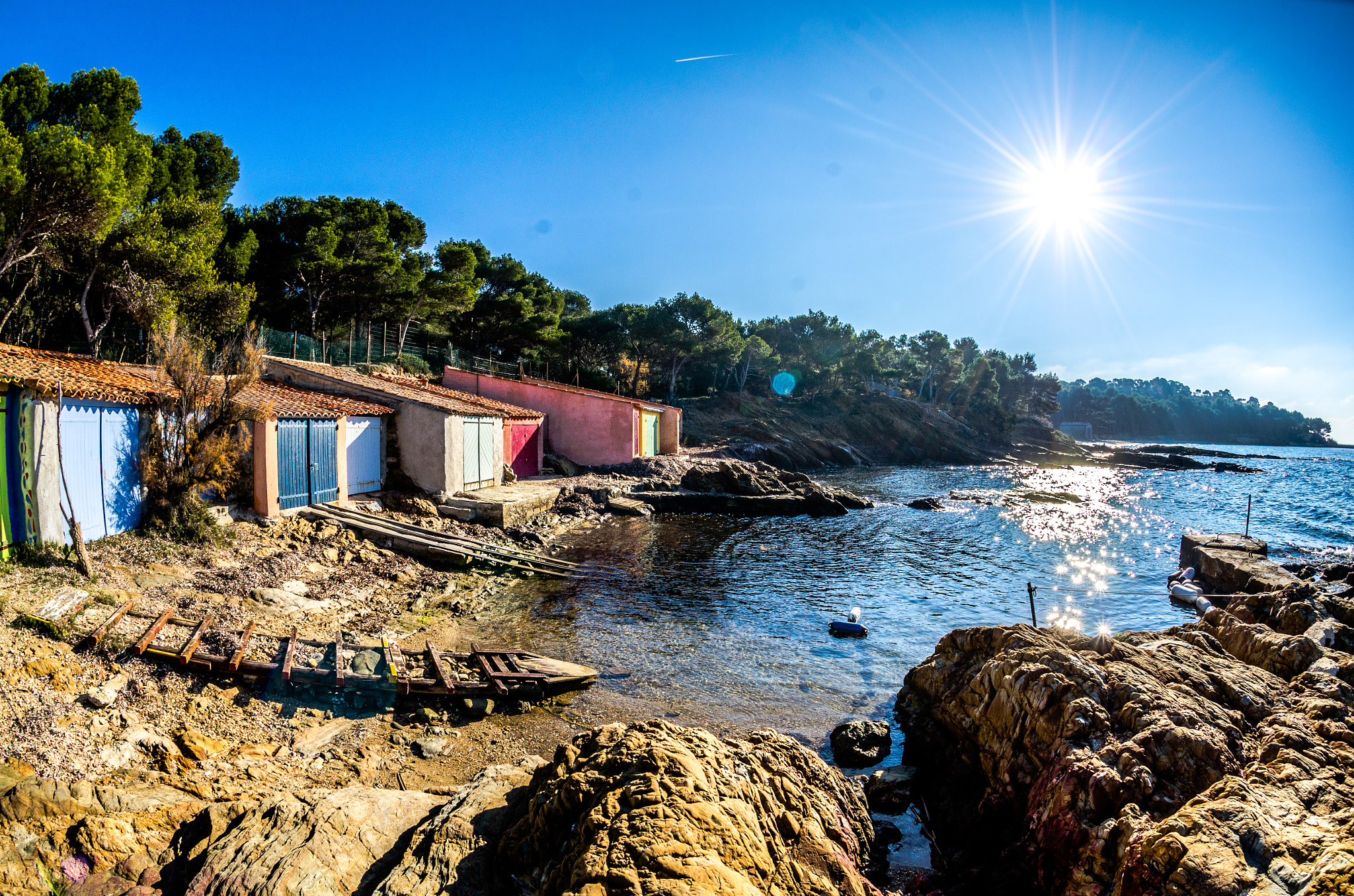 Nikon AF DX Fisheye-Nikkor 10.5mm F2.8G ED sample photo. Porquerolles photography