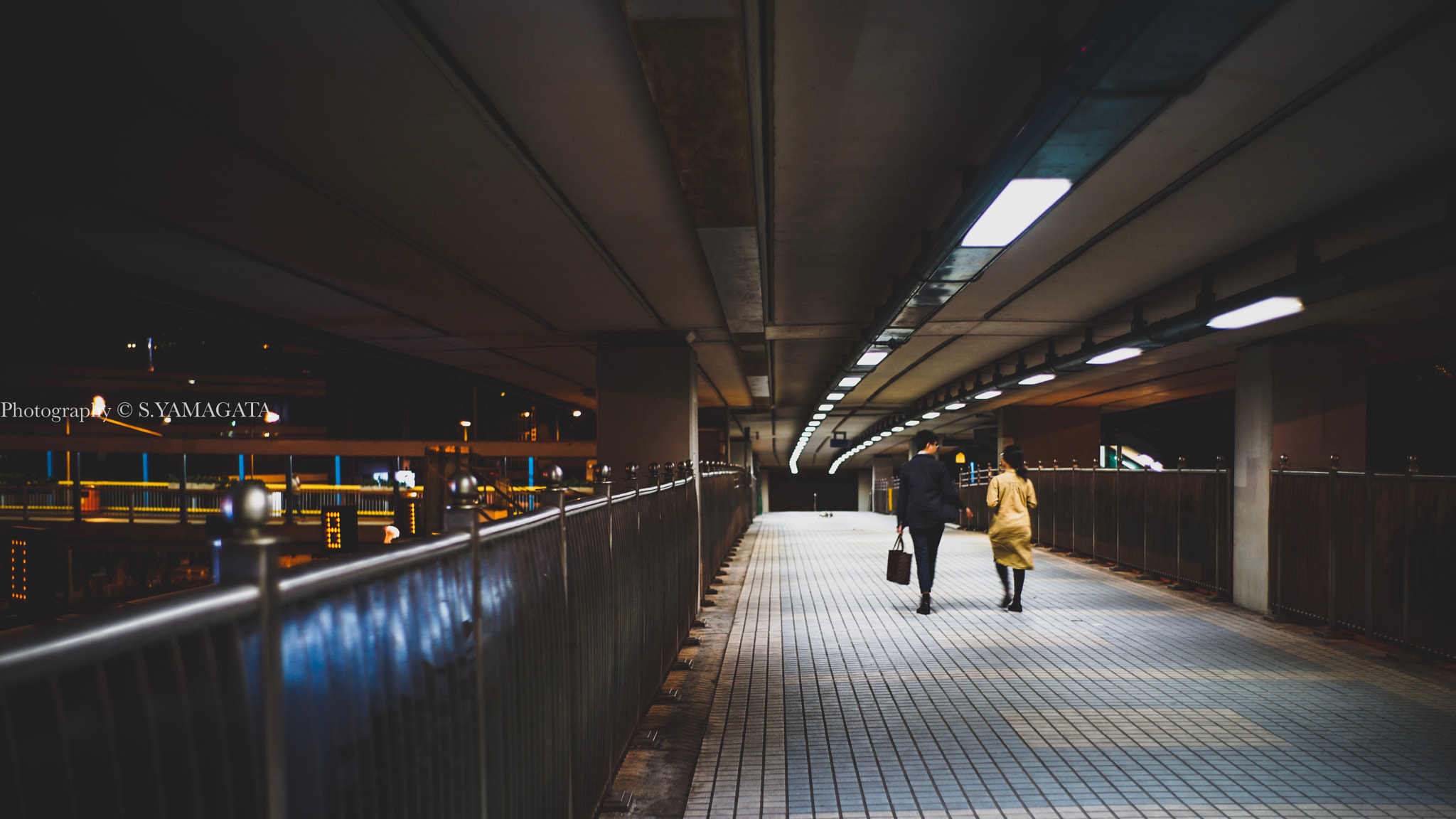 DT 40mm F2.8 SAM sample photo. Footbridge photography