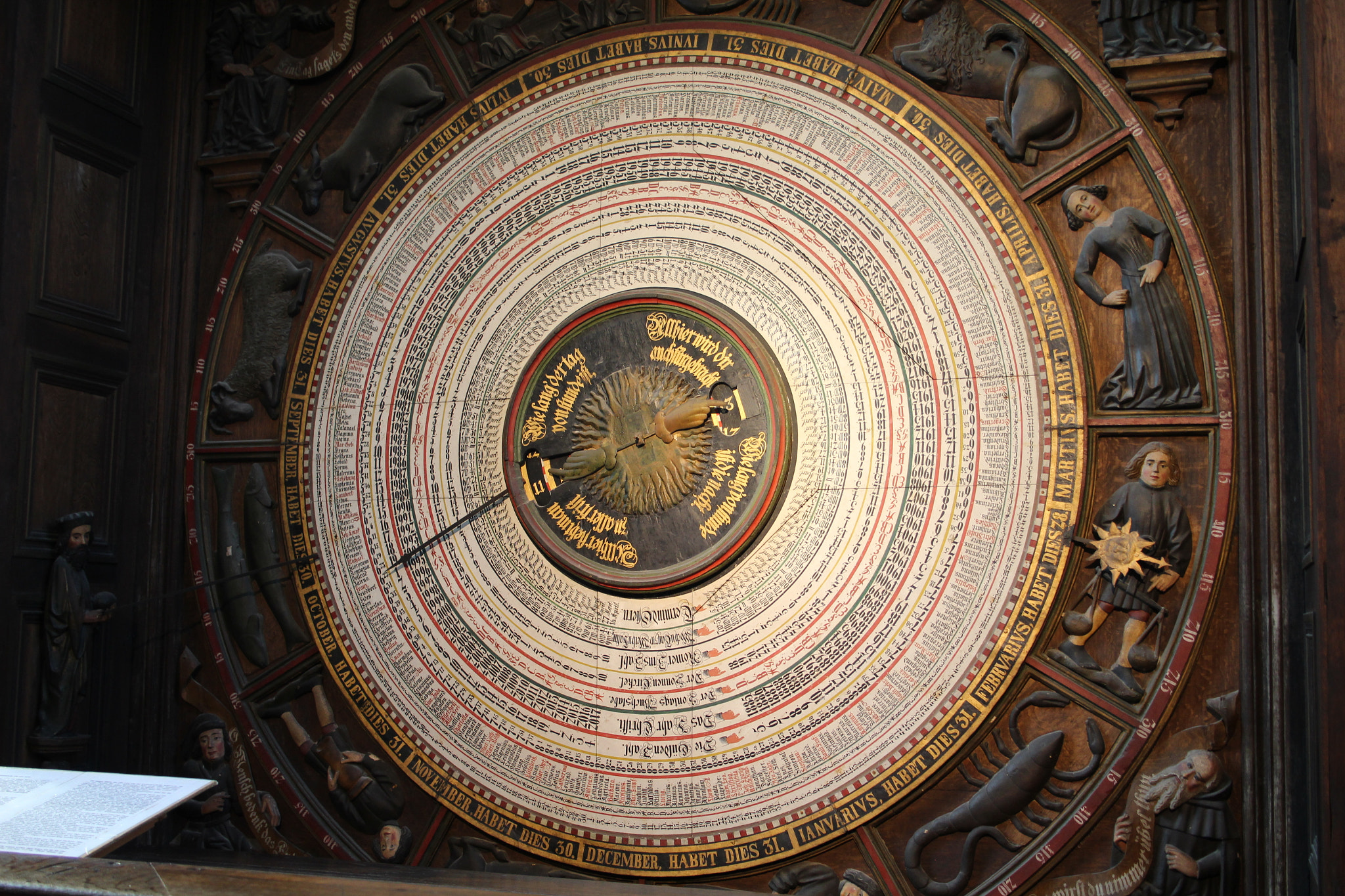 Canon EF-S 18-55mm F3.5-5.6 II sample photo. Astronomic clock in a church of rostock photography