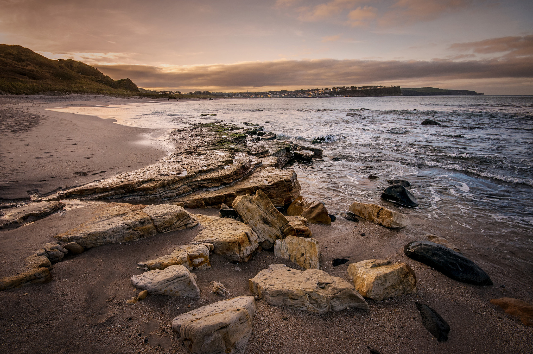 Sigma 10-20mm F4-5.6 EX DC HSM sample photo. Ballycastle coastline photography