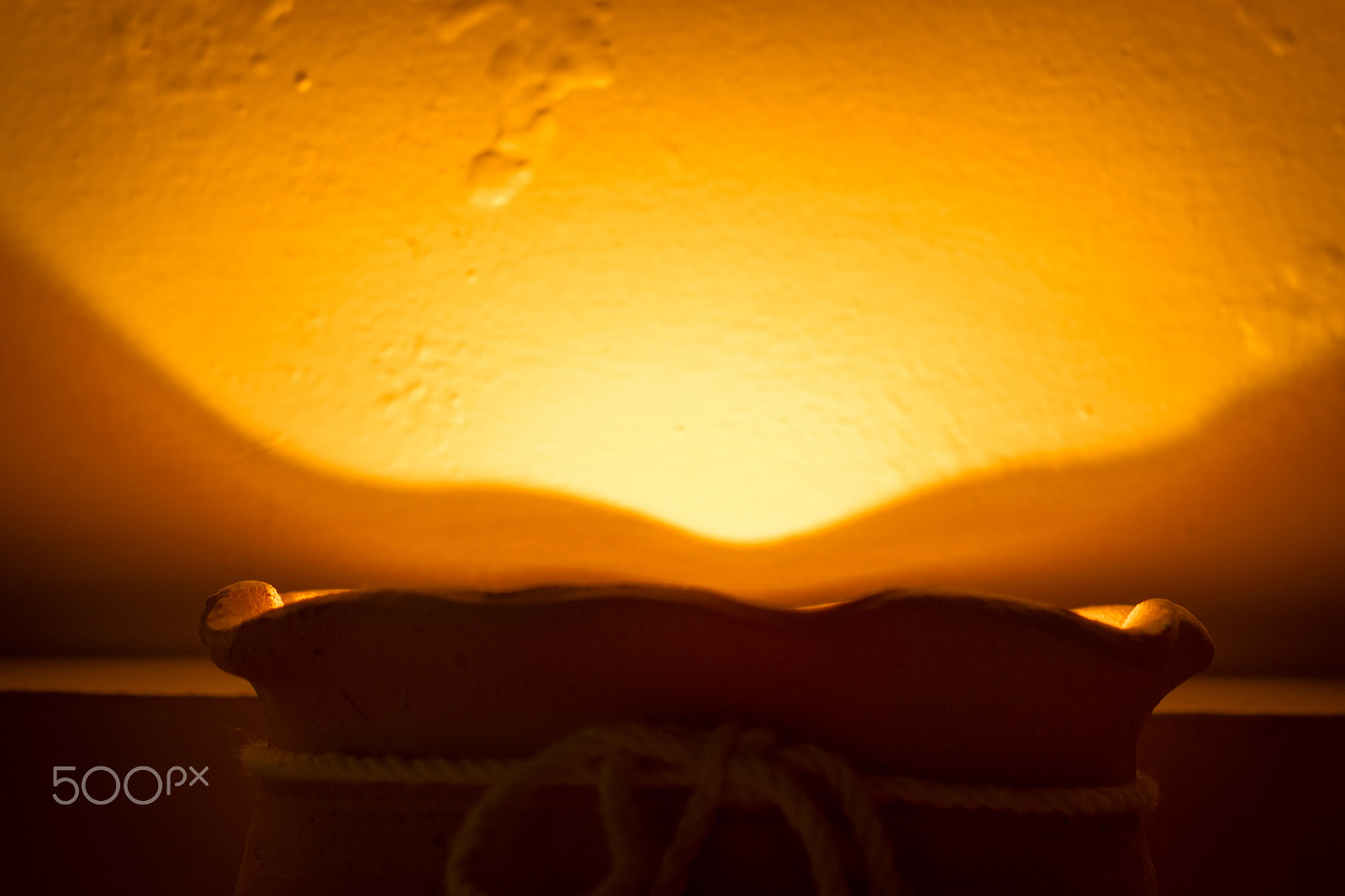 Nikon D5300 + Nikon AF Nikkor 50mm F1.8D sample photo. Orange candle photography