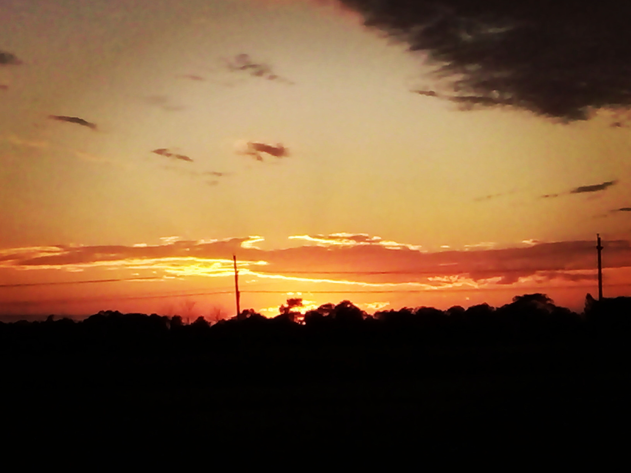 OPPO 1201 sample photo. Wonderful sunset photography