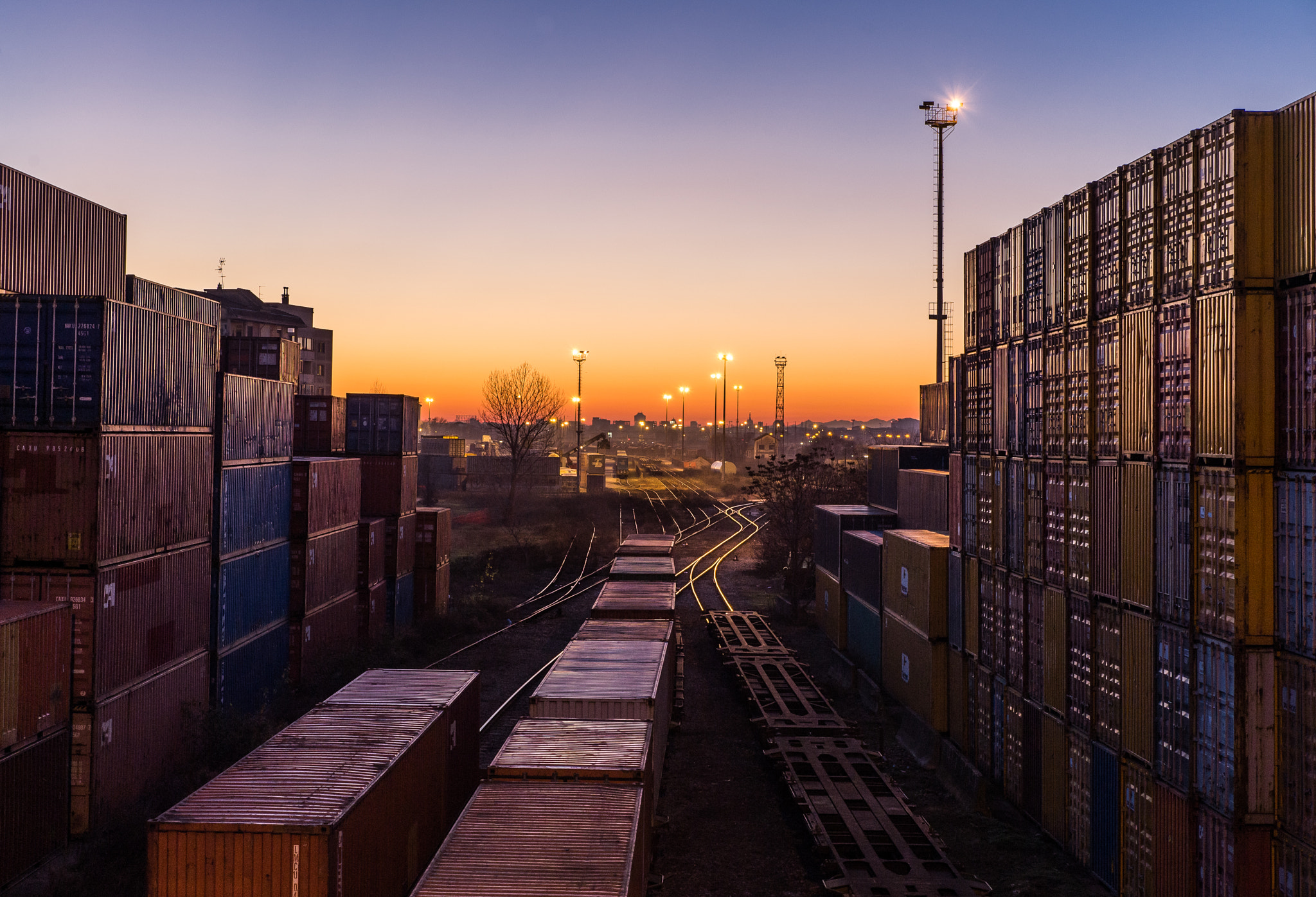 Nikon Df sample photo. Containers photography
