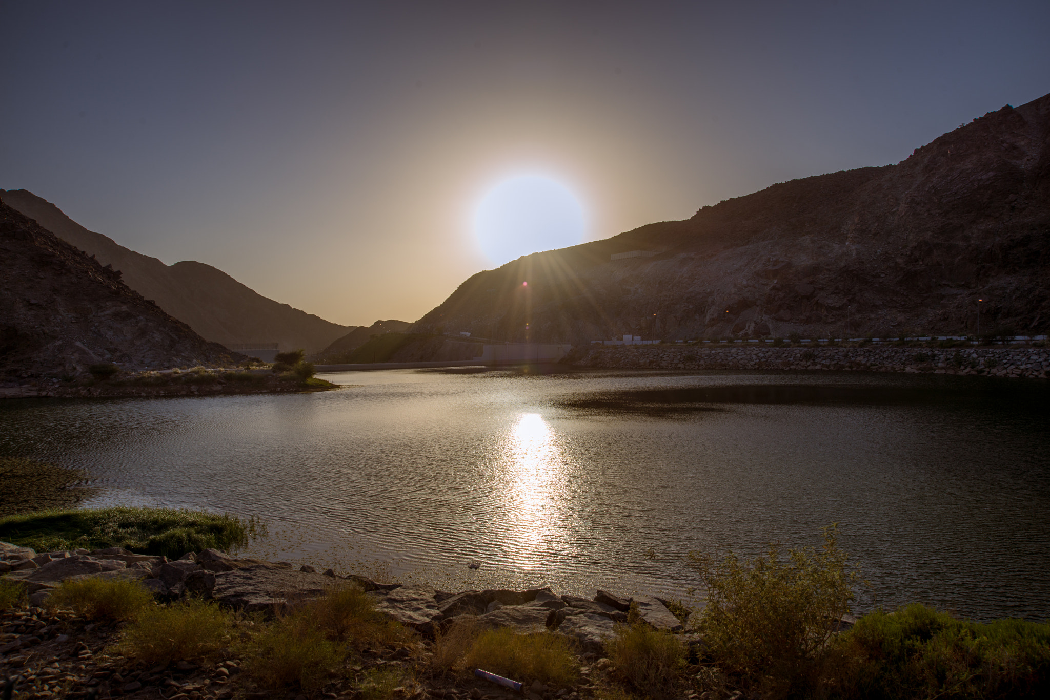 Nikon AF Nikkor 24-85mm F2.8-4D IF sample photo. Shawka dam and the sunset photography