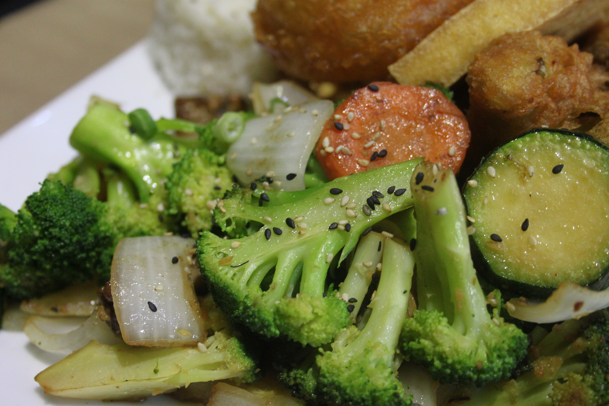 Canon EF-S 18-55mm F3.5-5.6 II sample photo. Vegetable tempura photography