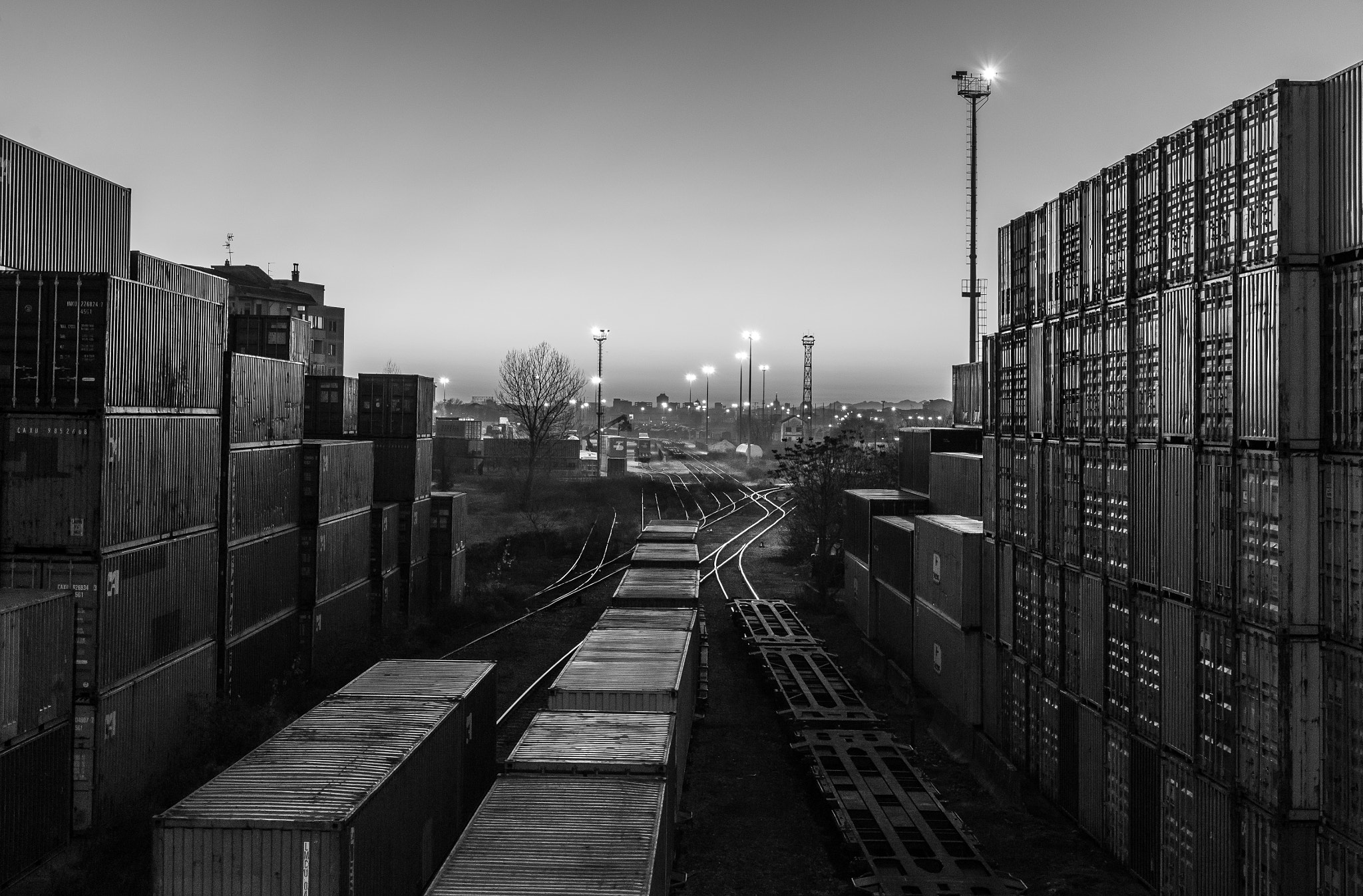 Nikon Df sample photo. Containers photography