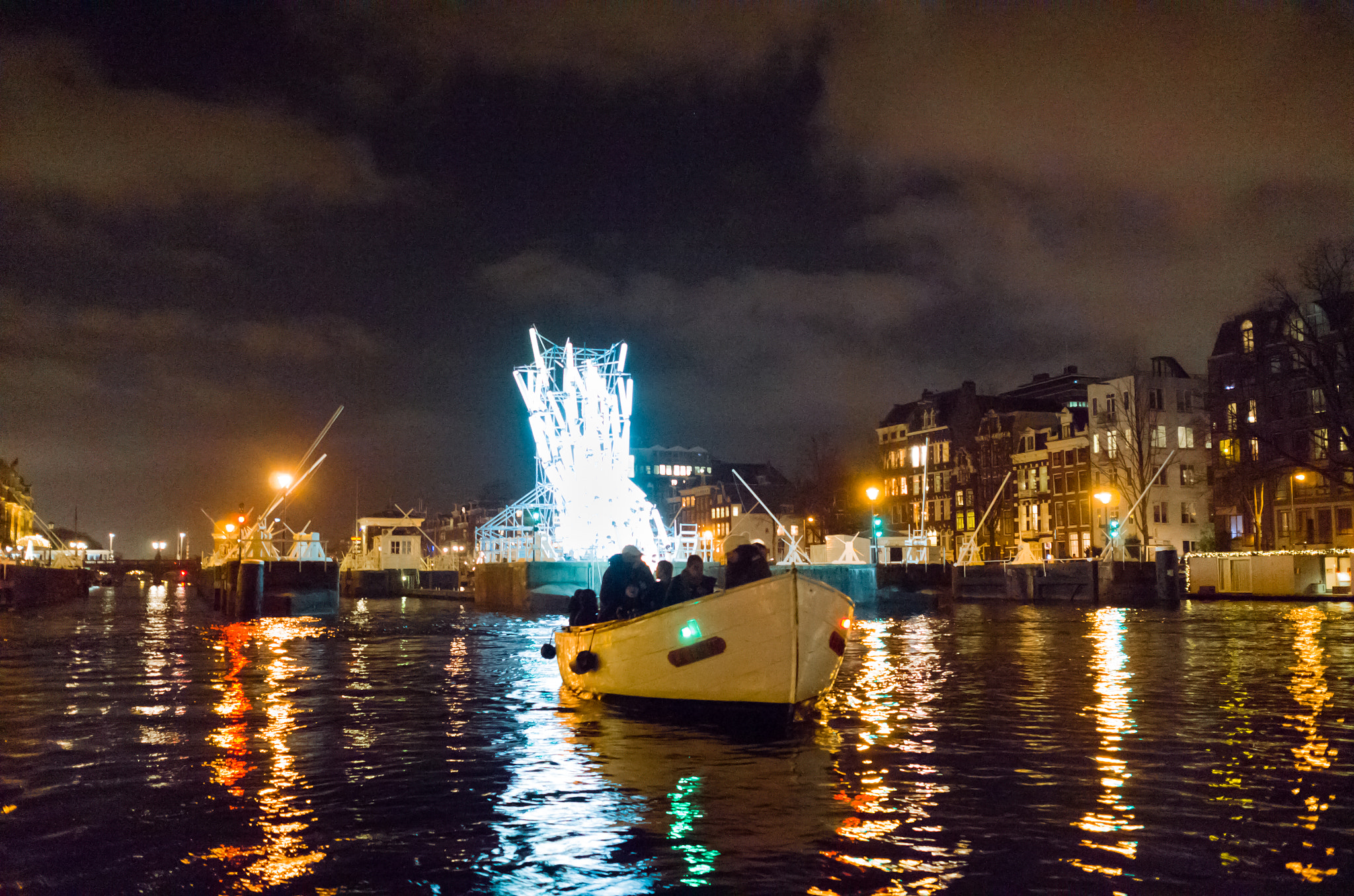 Leica X-E (TYP 102) sample photo. At the amstel at night photography