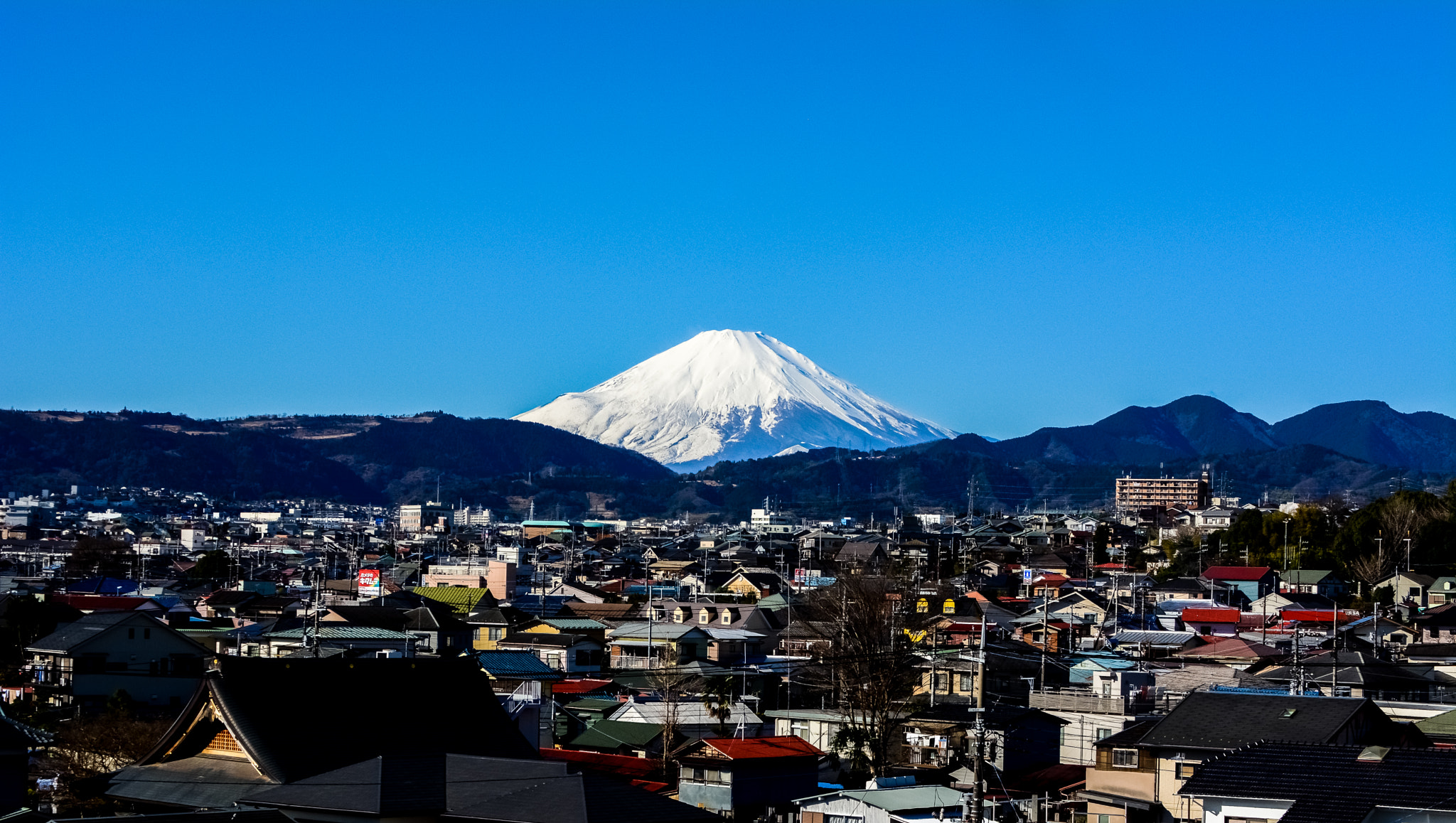 Sigma 50-500mm F4.5-6.3 DG OS HSM sample photo. 富士山(秦野市) photography