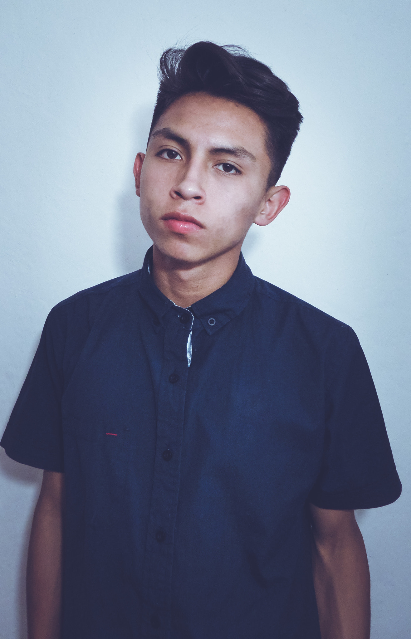 Samsung WB30F/WB31F/WB32F sample photo. Camisa blue  photography
