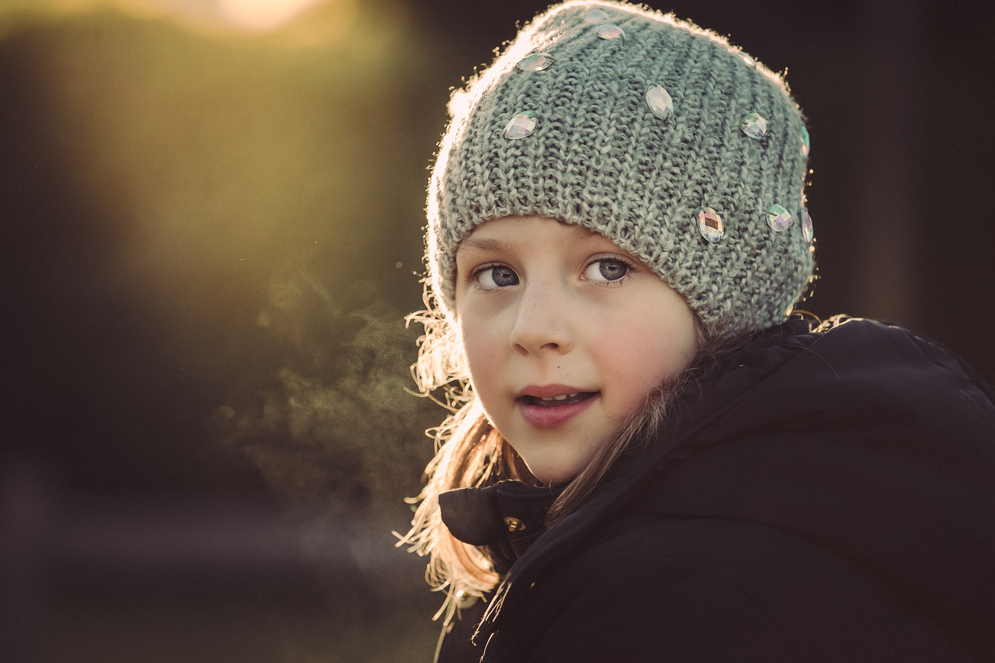 Canon EF 70-200mm F4L IS USM sample photo. • winter portrait • photography