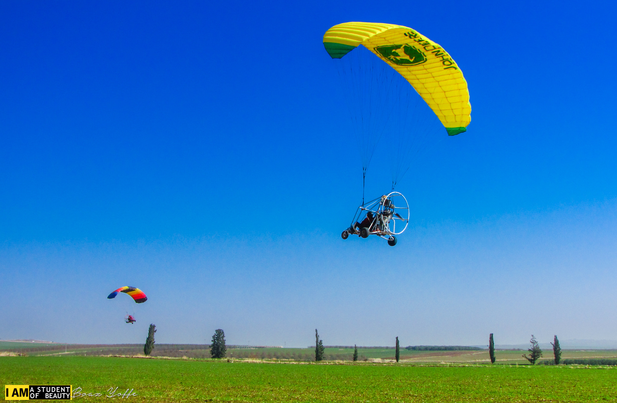 Canon PowerShot SX1 IS sample photo. Paragliding in ramat kochav photography