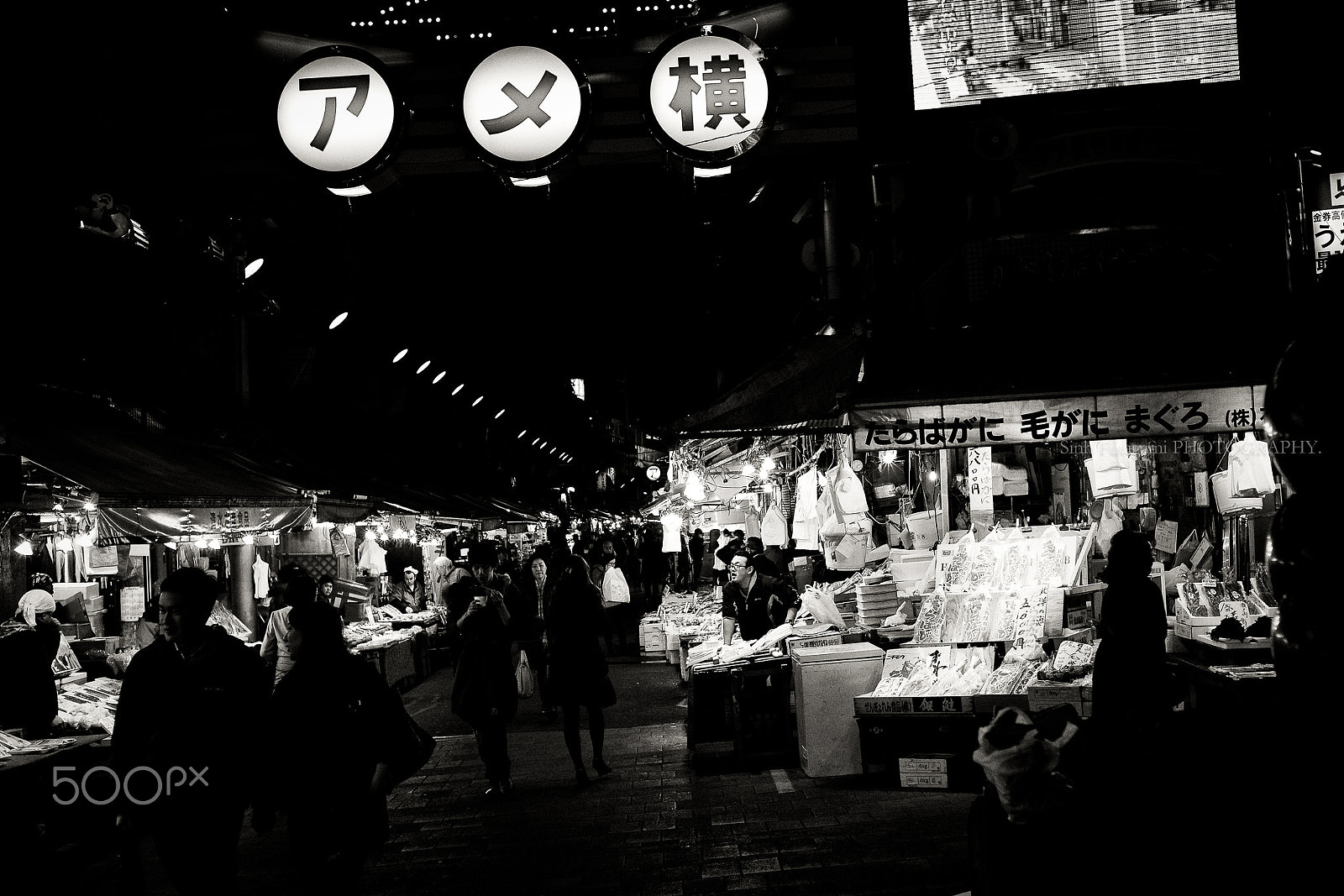 Nikon D800E + AF Nikkor 35mm f/2 sample photo. Ameyoko. photography