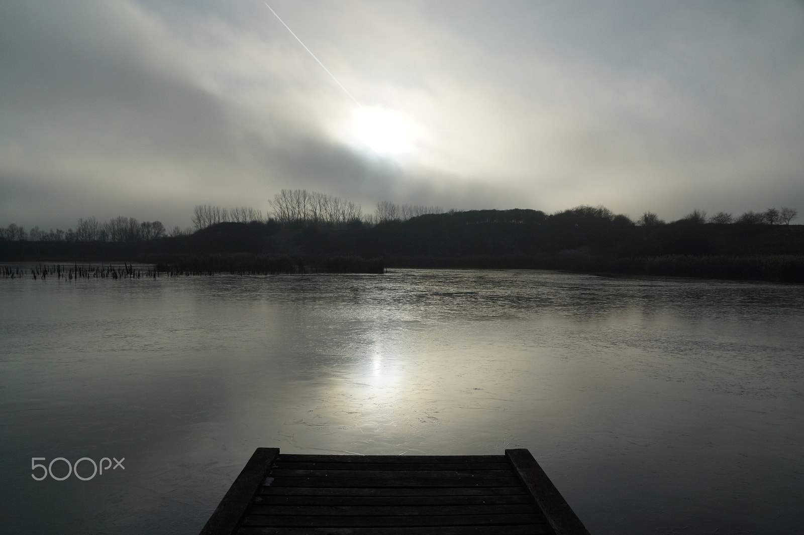 Sony SLT-A65 (SLT-A65V) sample photo. Germany, wintertristesse mühlensee v photography