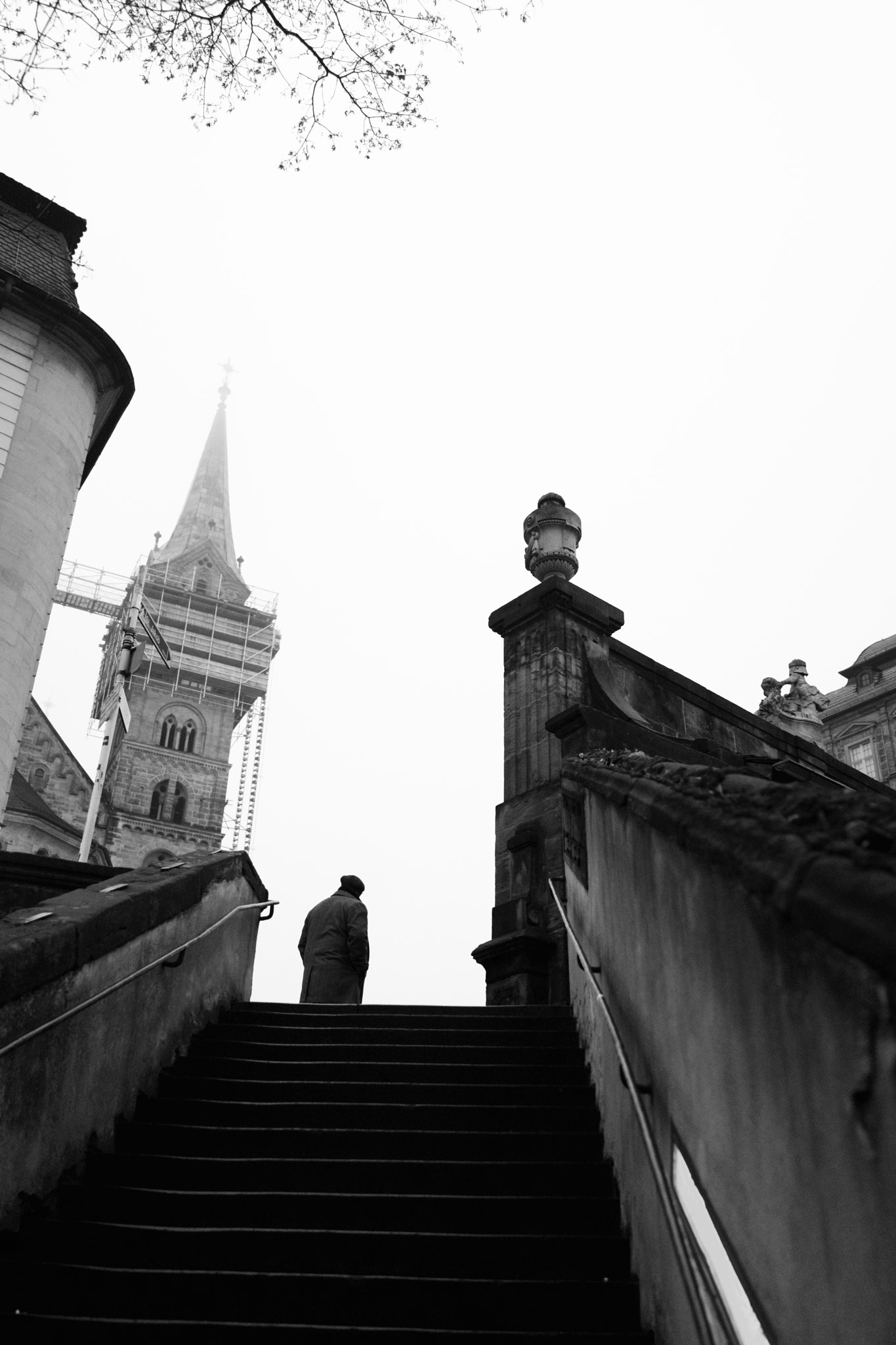 Sony Cyber-shot DSC-RX1 + Sony 35mm F2.0 sample photo. Bamberg covered in fog photography