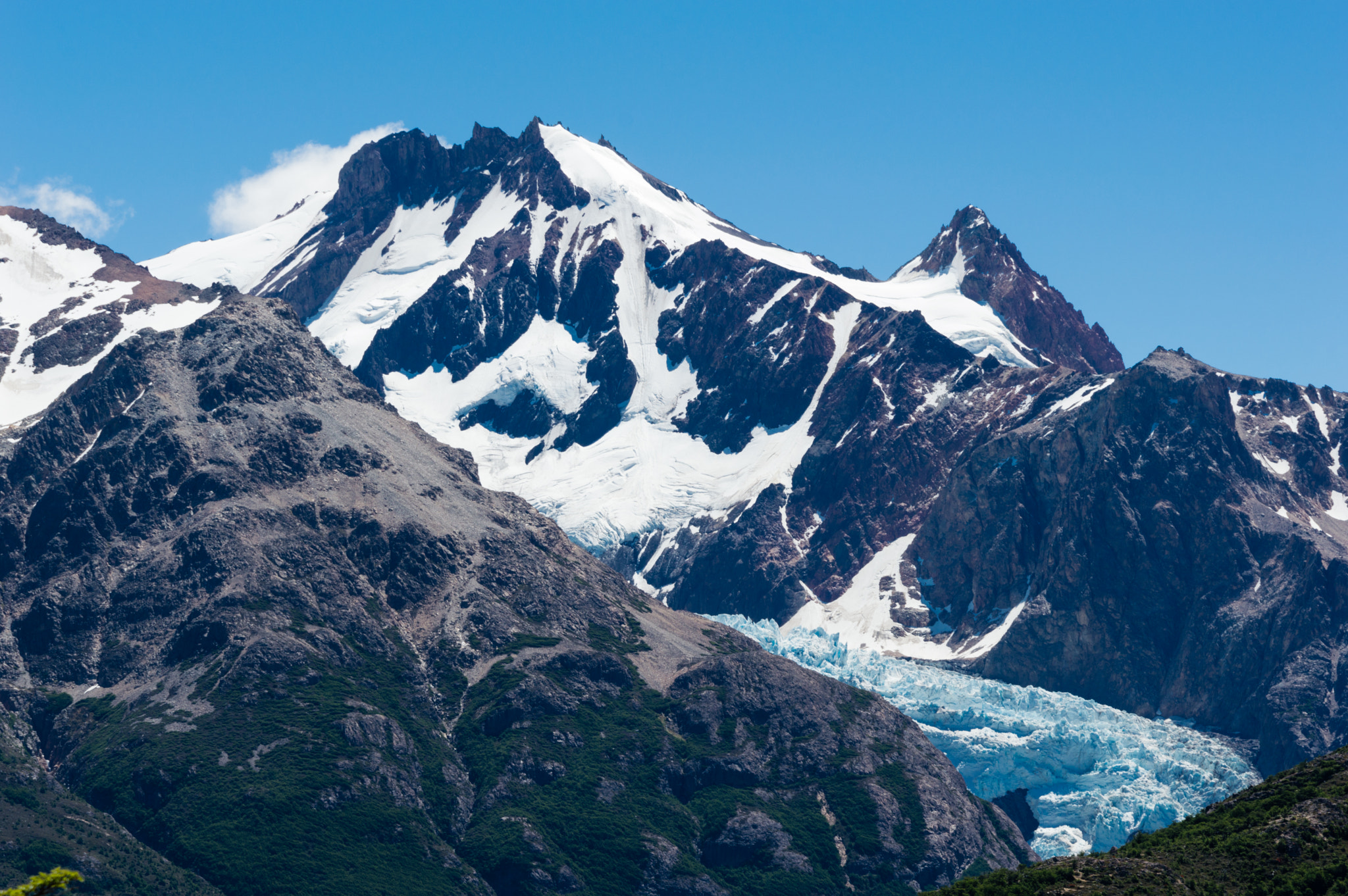 Nikon D3200 sample photo. Glaciers at el chalten photography